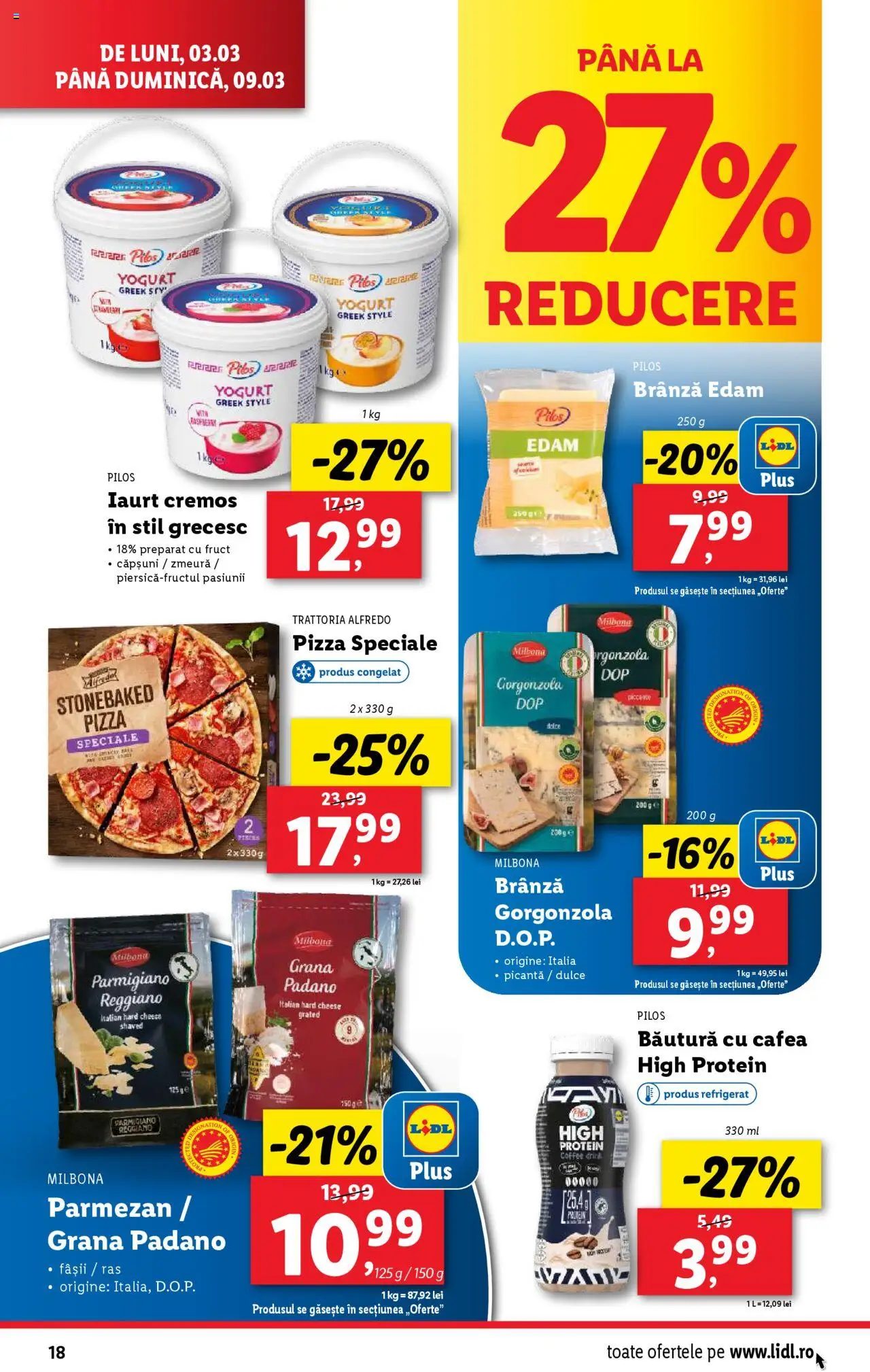 Catalog LIDL 3 - 9 Martie 2025 | Pagina 18 | Produse: Toplar, Iaurt, Cafea, Parmezan