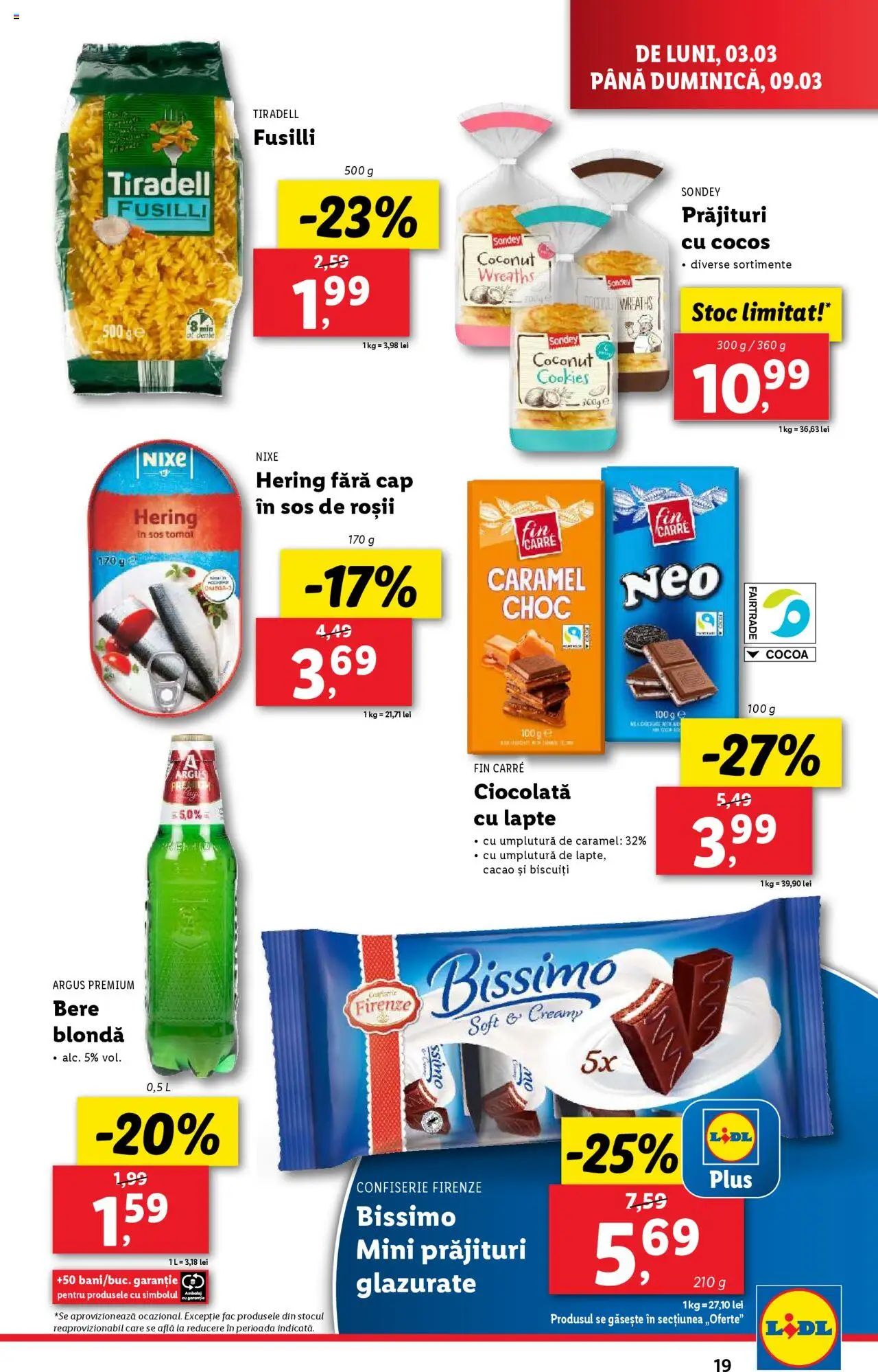 Catalog LIDL 3 - 9 Martie 2025 | Pagina 19 | Produse: Lapte, Ciocolată, Bere, Cacao
