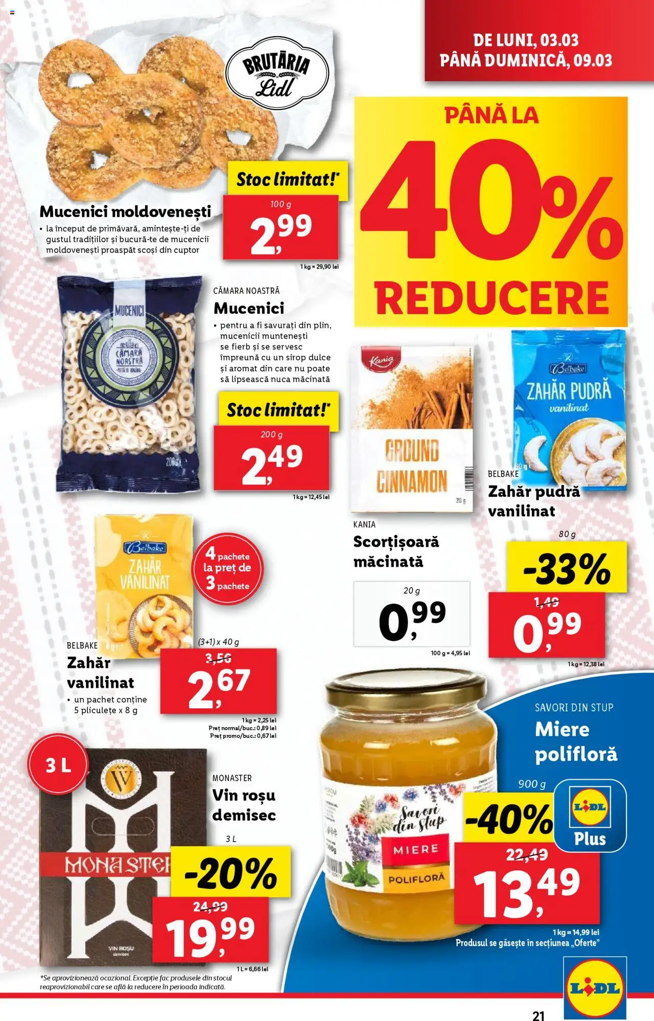 Catalog LIDL 3 - 9 Martie 2025 | Pagina 21 | Produse: Cuptor, Pudră, Sirop, Zahăr