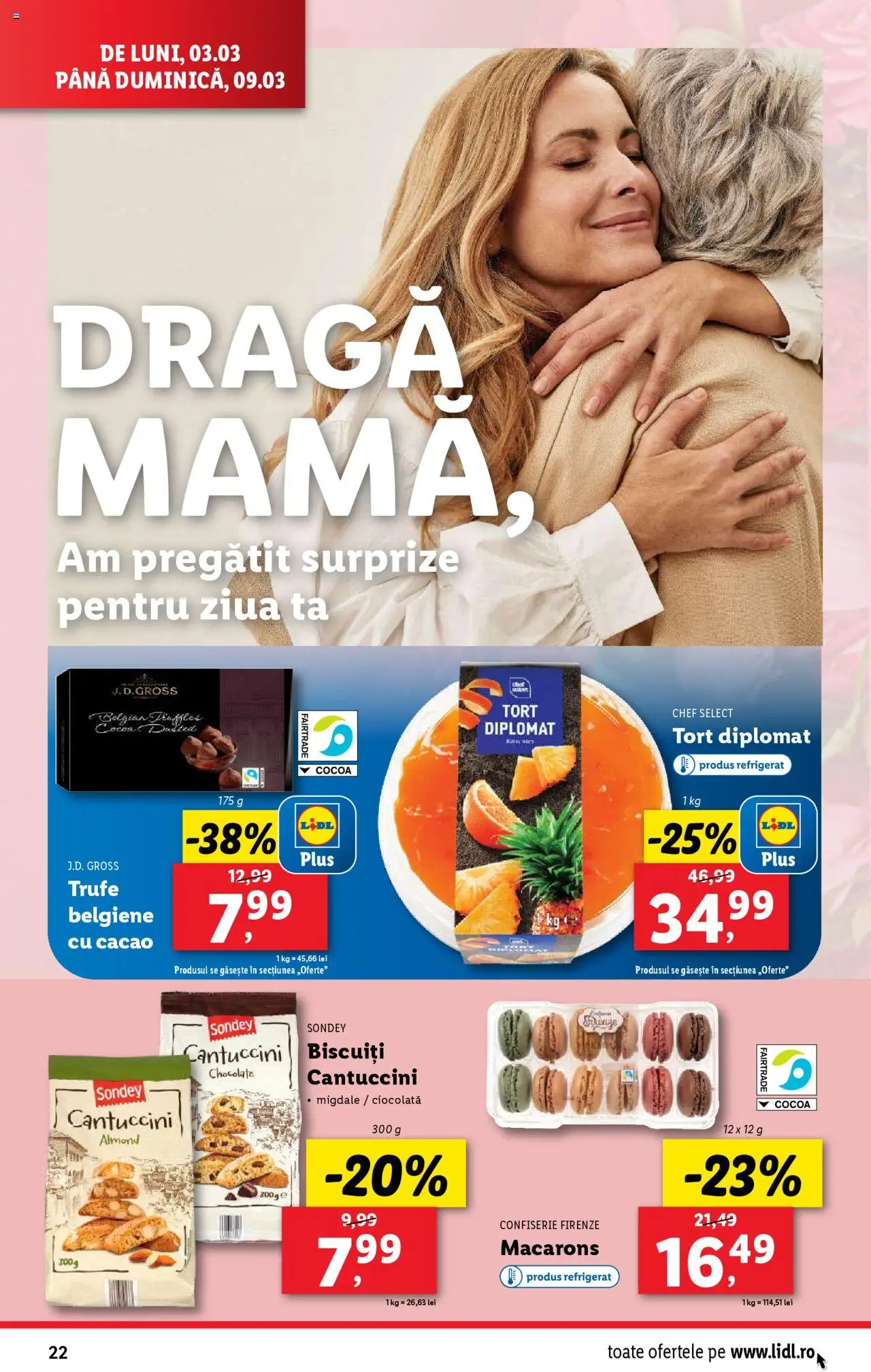 Catalog LIDL 3 - 9 Martie 2025 | Pagina 22 | Produse: Tort, Migdale, Ciocolată, Cacao