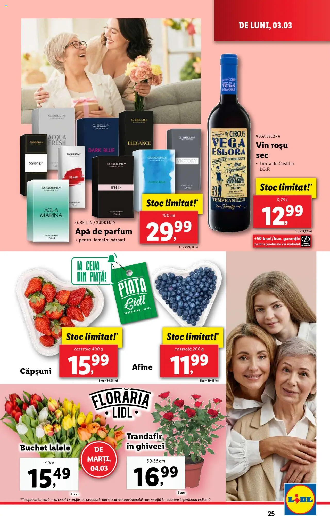Catalog LIDL 3 - 9 Martie 2025 | Pagina 25 | Produse: Afine, Ghiveci, Parfum, Căpșuni