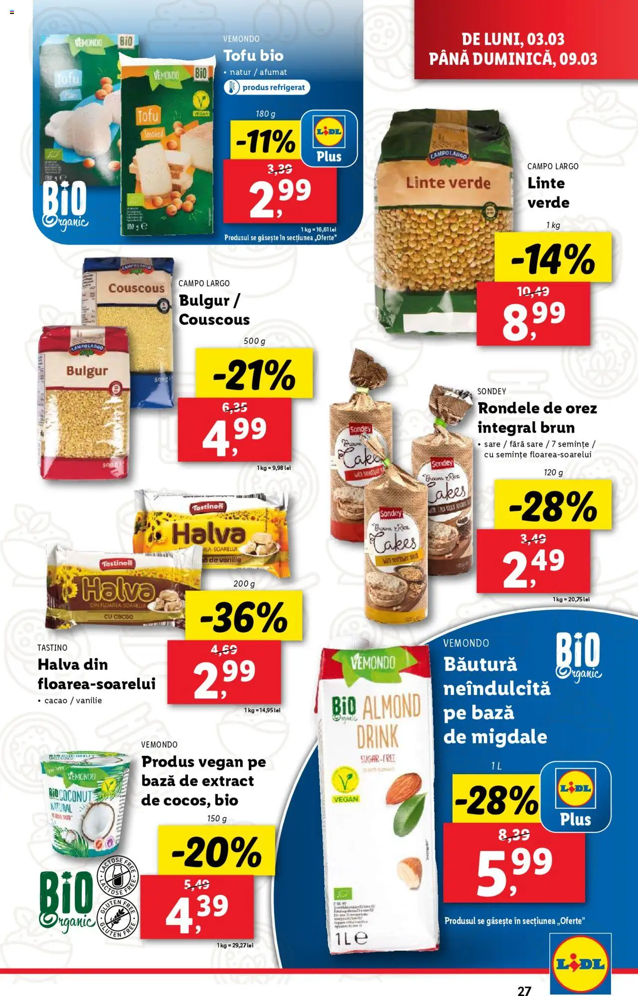 Catalog LIDL 3 - 9 Martie 2025 | Pagina 27 | Produse: Semințe, Orez, Cacao, Sare