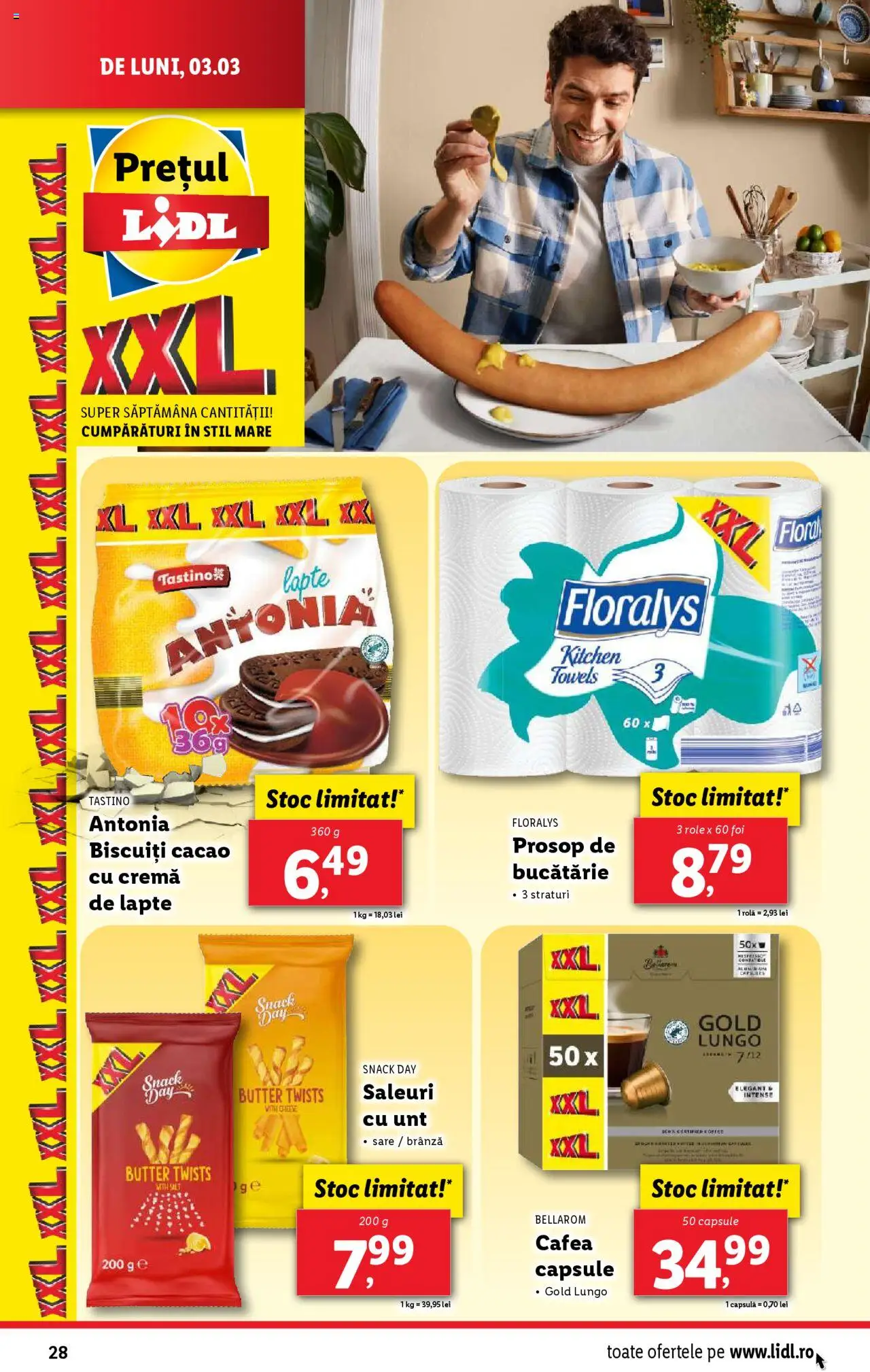 Catalog LIDL 3 - 9 Martie 2025 | Pagina 28 | Produse: Cafea, Cacao, Biscuiți, Sare