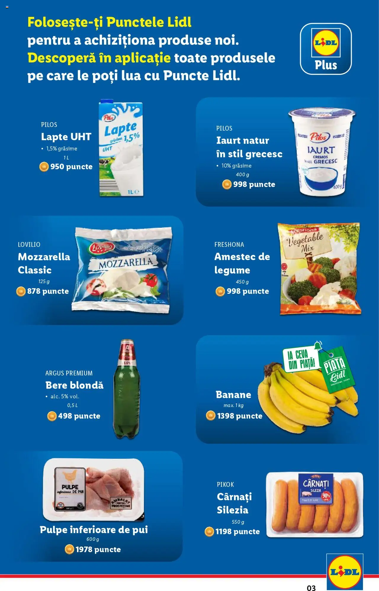 Catalog LIDL 3 - 9 Martie 2025 | Pagina 3 | Produse: Toplar, Iaurt, Banane, Legume