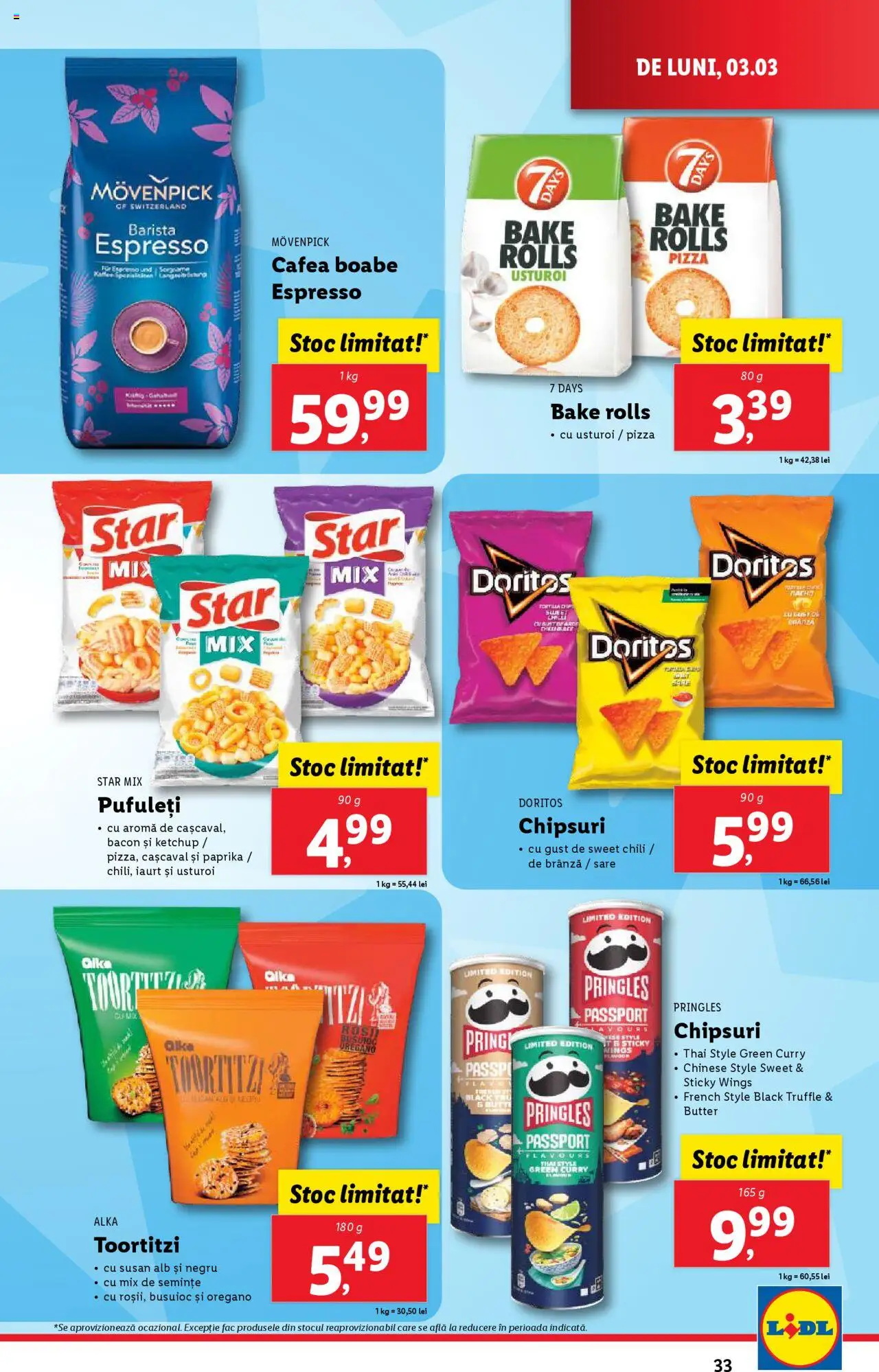 Catalog LIDL 3 - 9 Martie 2025 | Pagina 33 | Produse: Brânză, Iaurt, Cafea, Ketchup