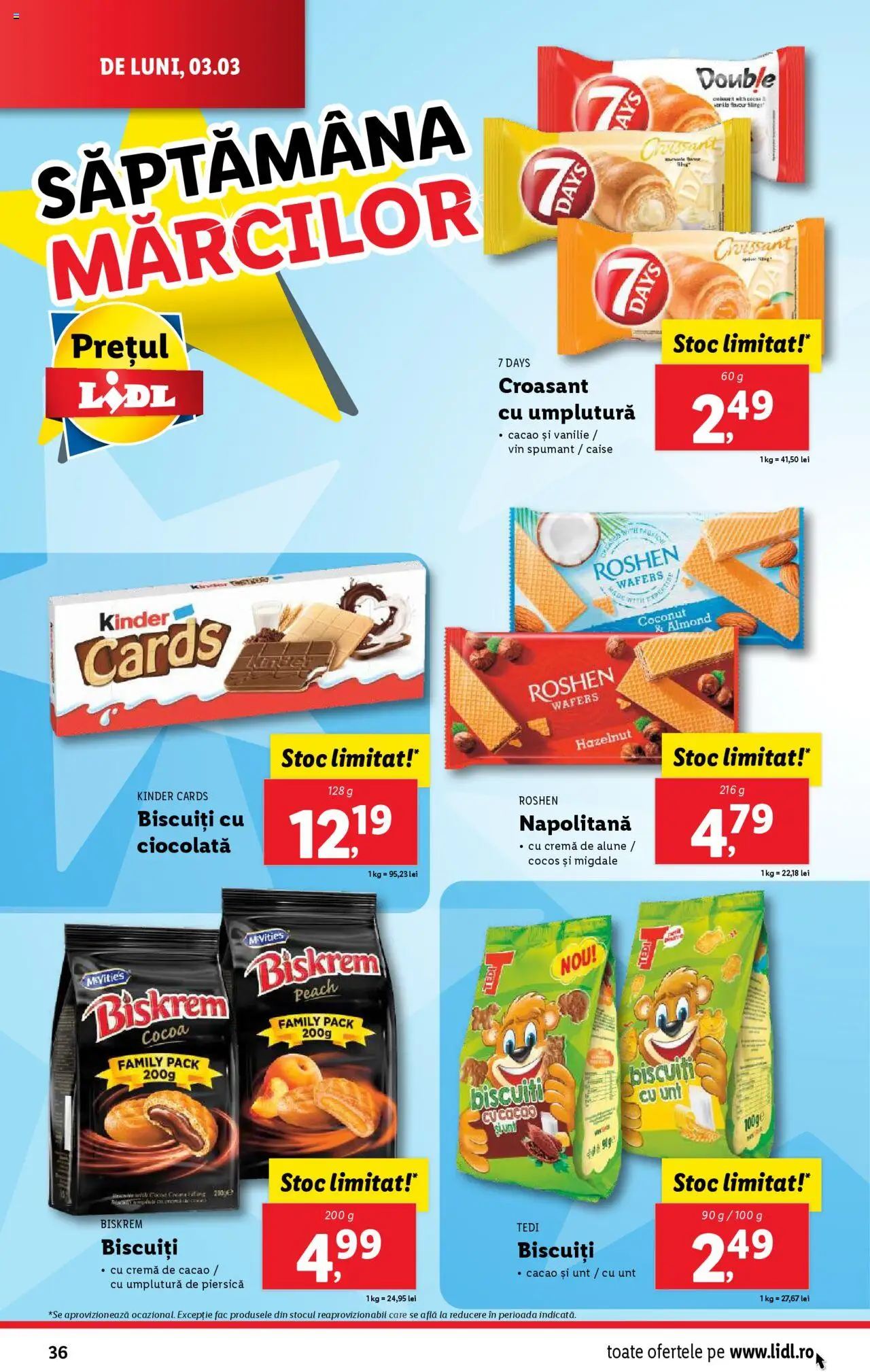 Catalog LIDL 3 - 9 Martie 2025 | Pagina 36 | Produse: Piersică, Migdale, Ciocolată, Vin