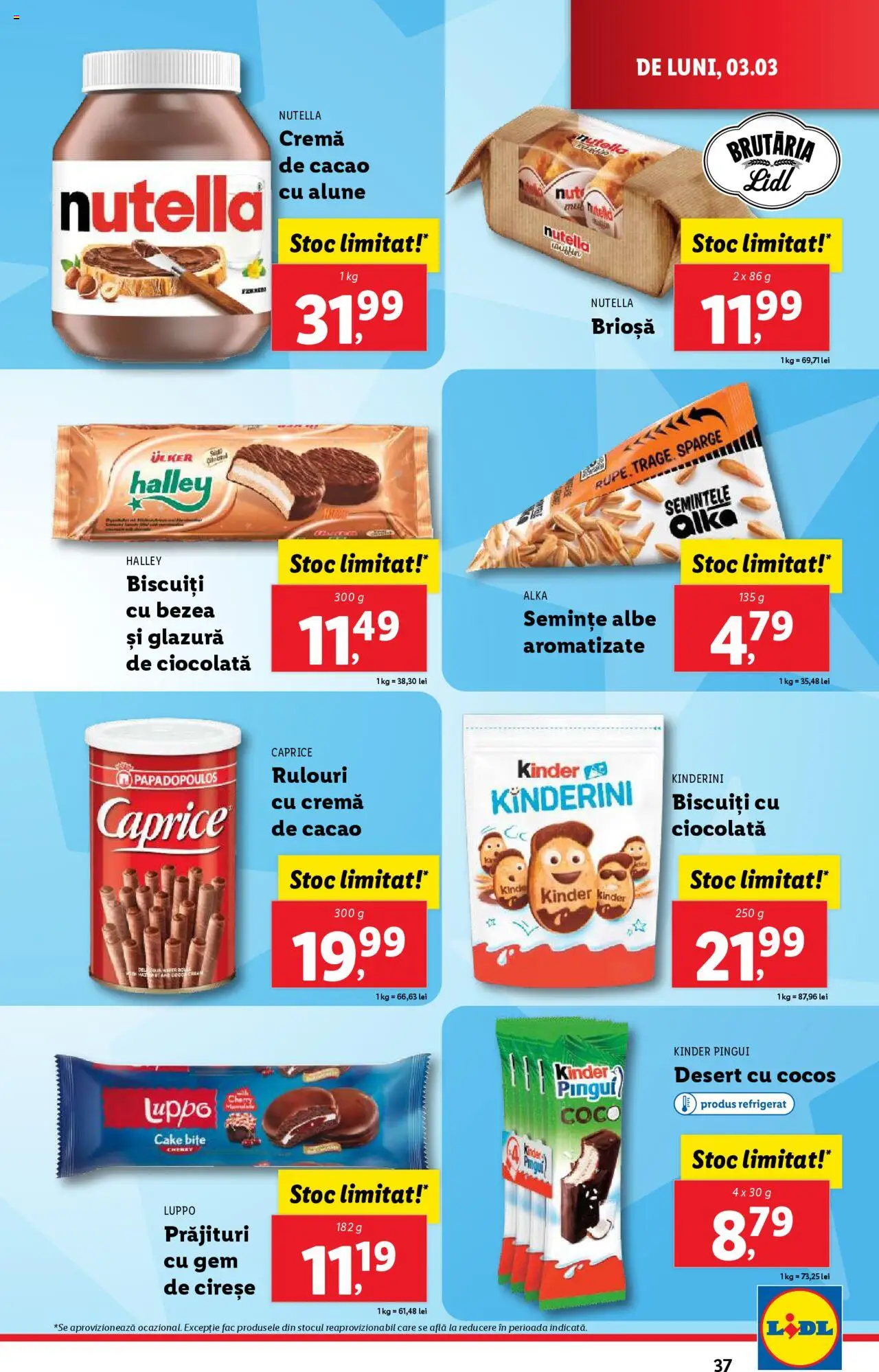 Catalog LIDL 3 - 9 Martie 2025 | Pagina 37 | Produse: Semințe, Gem, Cremă, Ciocolată