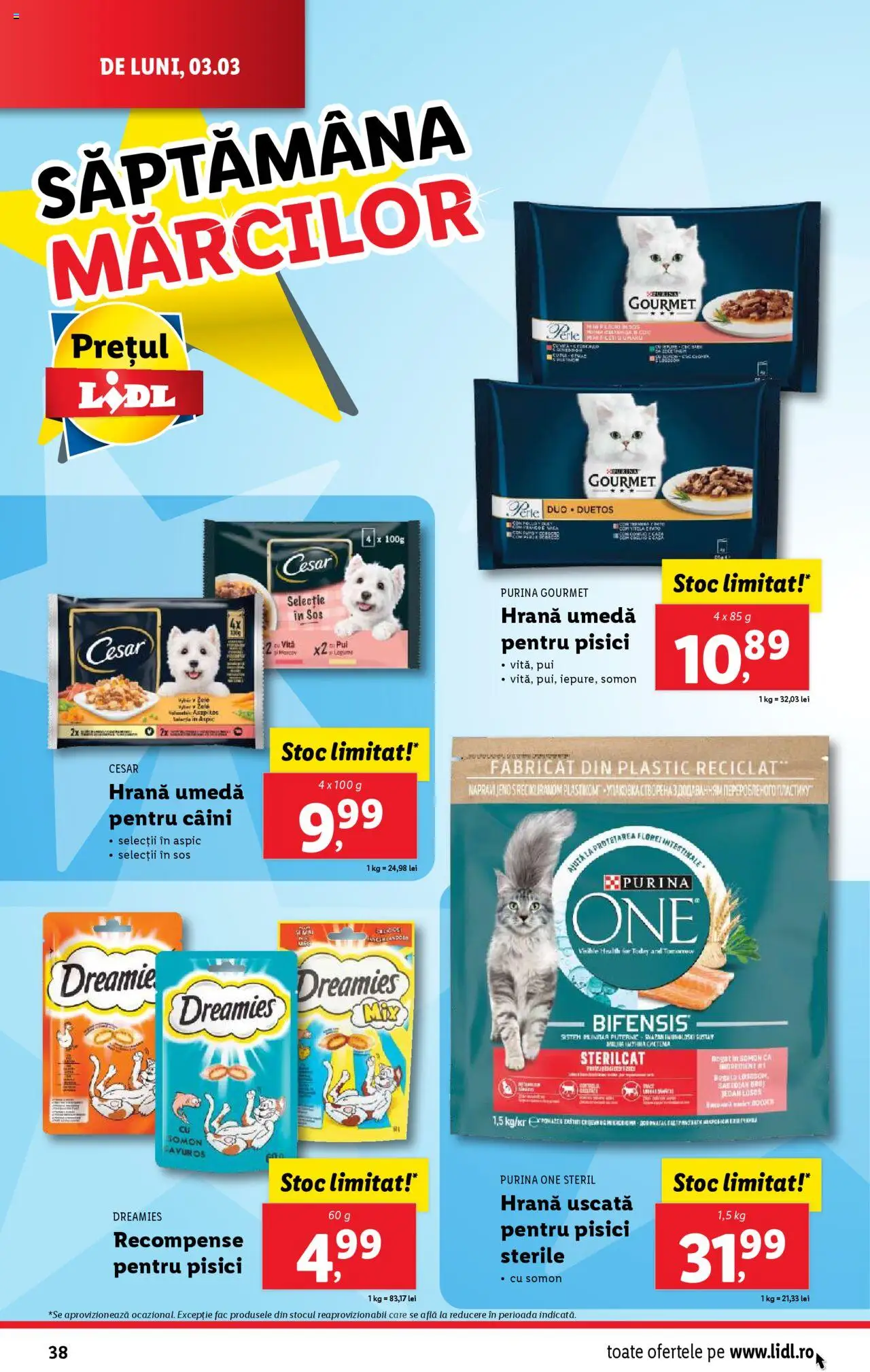 Catalog LIDL 3 - 9 Martie 2025 | Pagina 38 | Produse: Akrilik boya, Legume, Sos