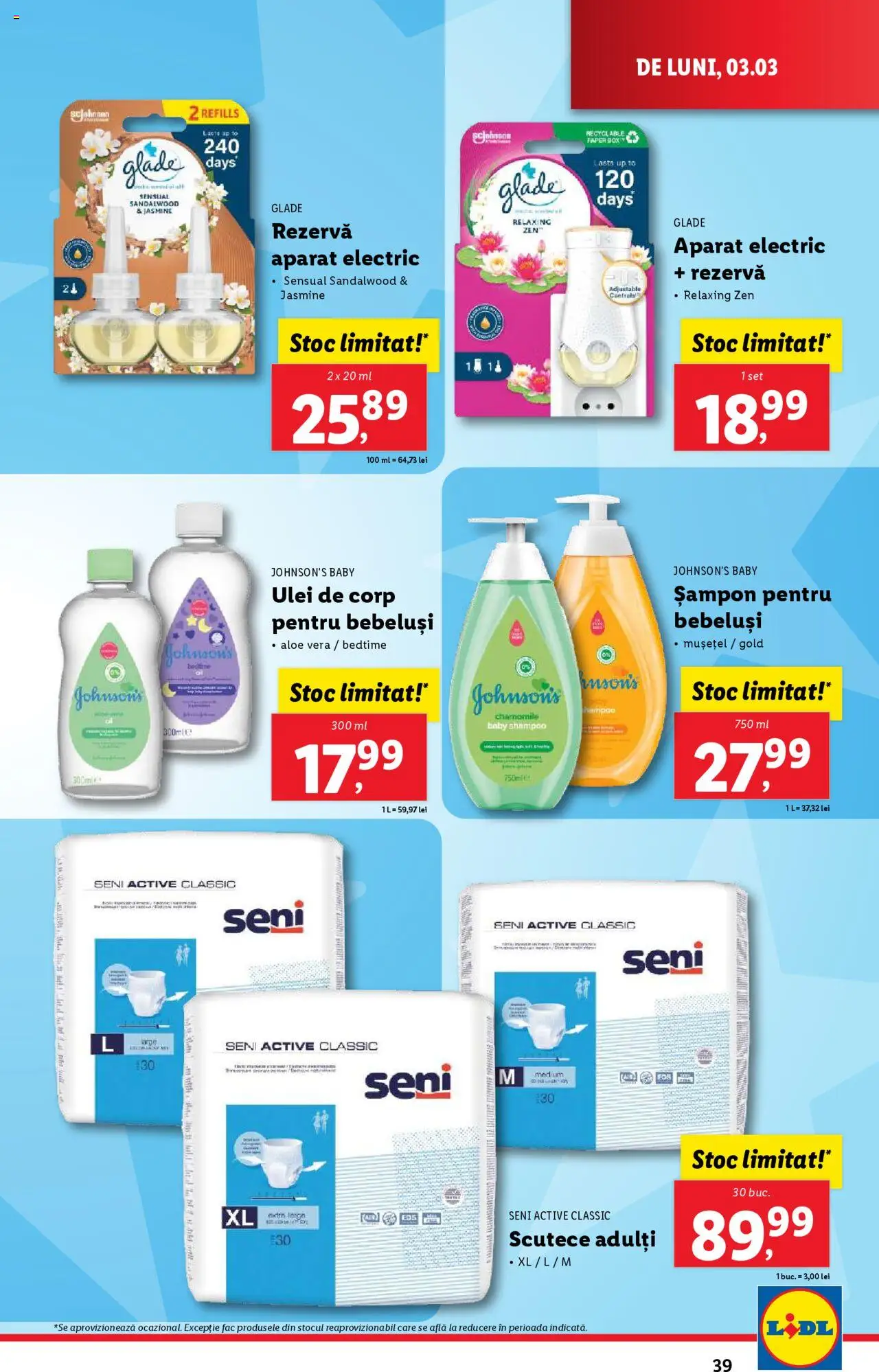 Catalog LIDL 3 - 9 Martie 2025 | Pagina 39 | Produse: Aloe vera, Șampon, Ulei, Scutece
