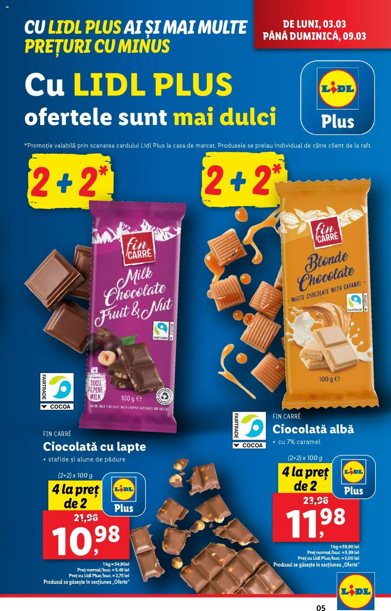Catalog LIDL 3 - 9 Martie 2025 | Pagina 5 | Produse: Alune, Lapte, Ciocolată, Stafide
