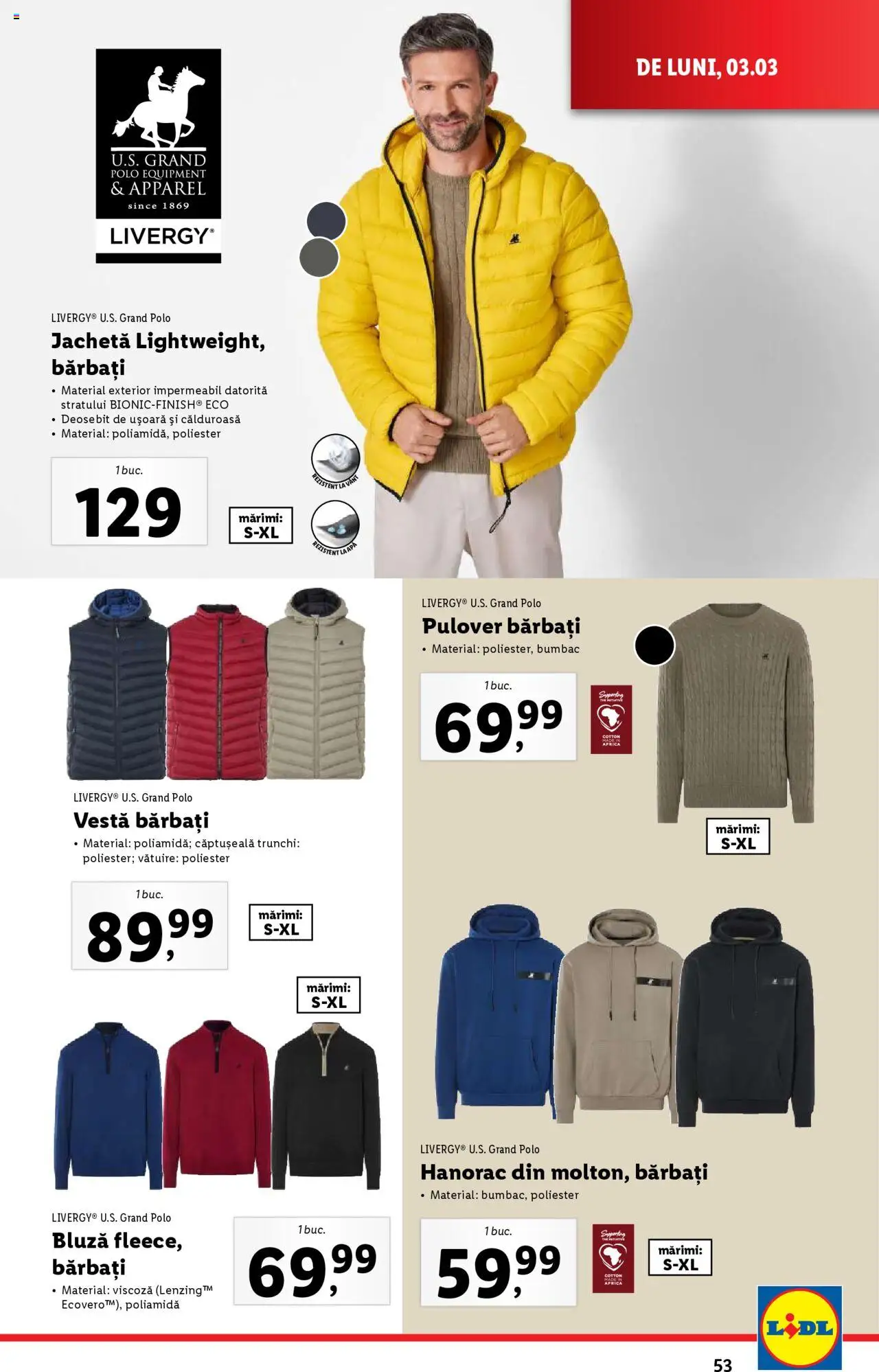 Catalog LIDL 3 - 9 Martie 2025 | Pagina 53 | Produse: Bluză, Pulover, Vestă, Keşe