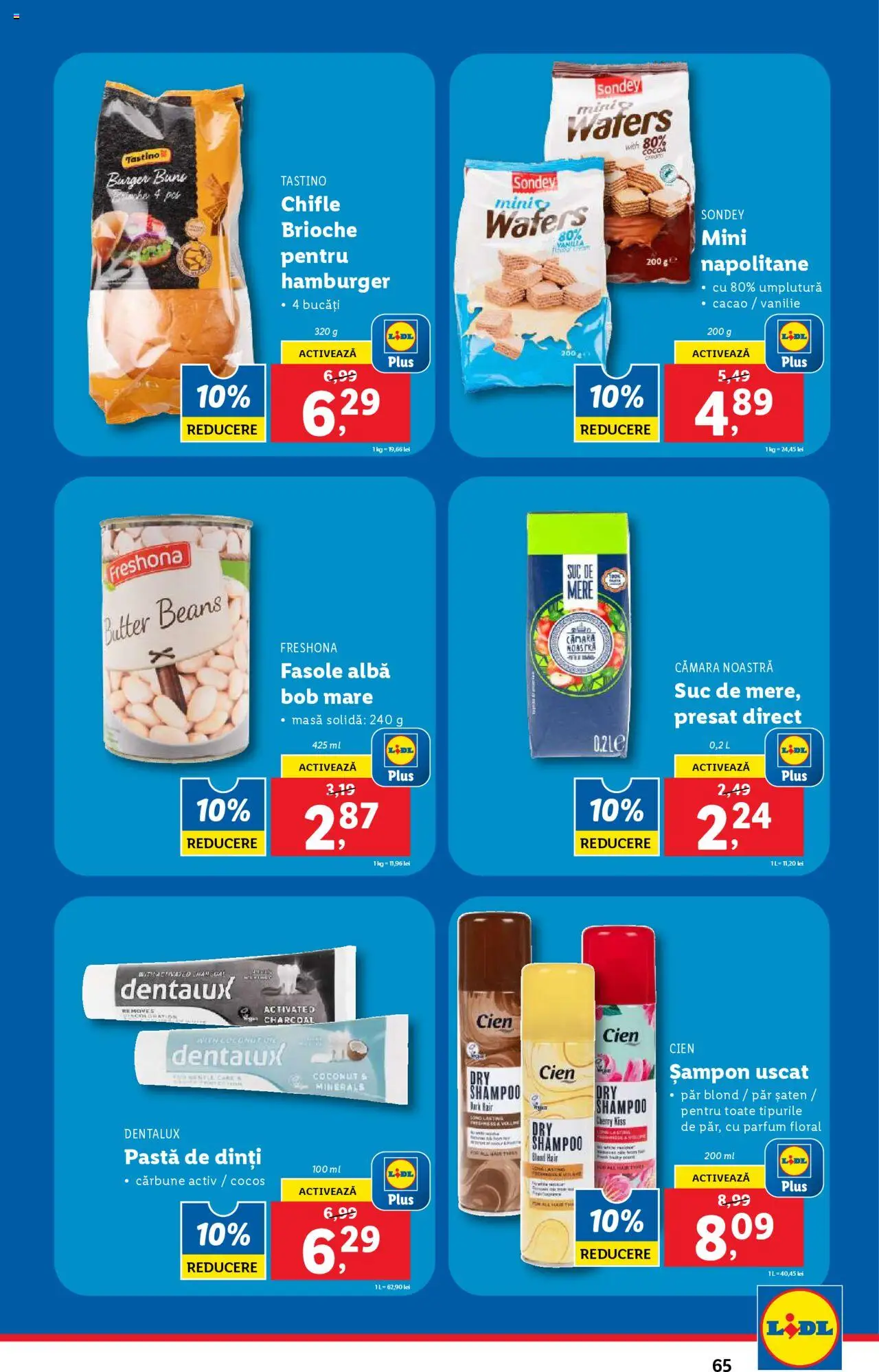 Catalog LIDL 3 - 9 Martie 2025 | Pagina 65 | Produse: Napolitane, Șampon, Cacao, Șampon uscat