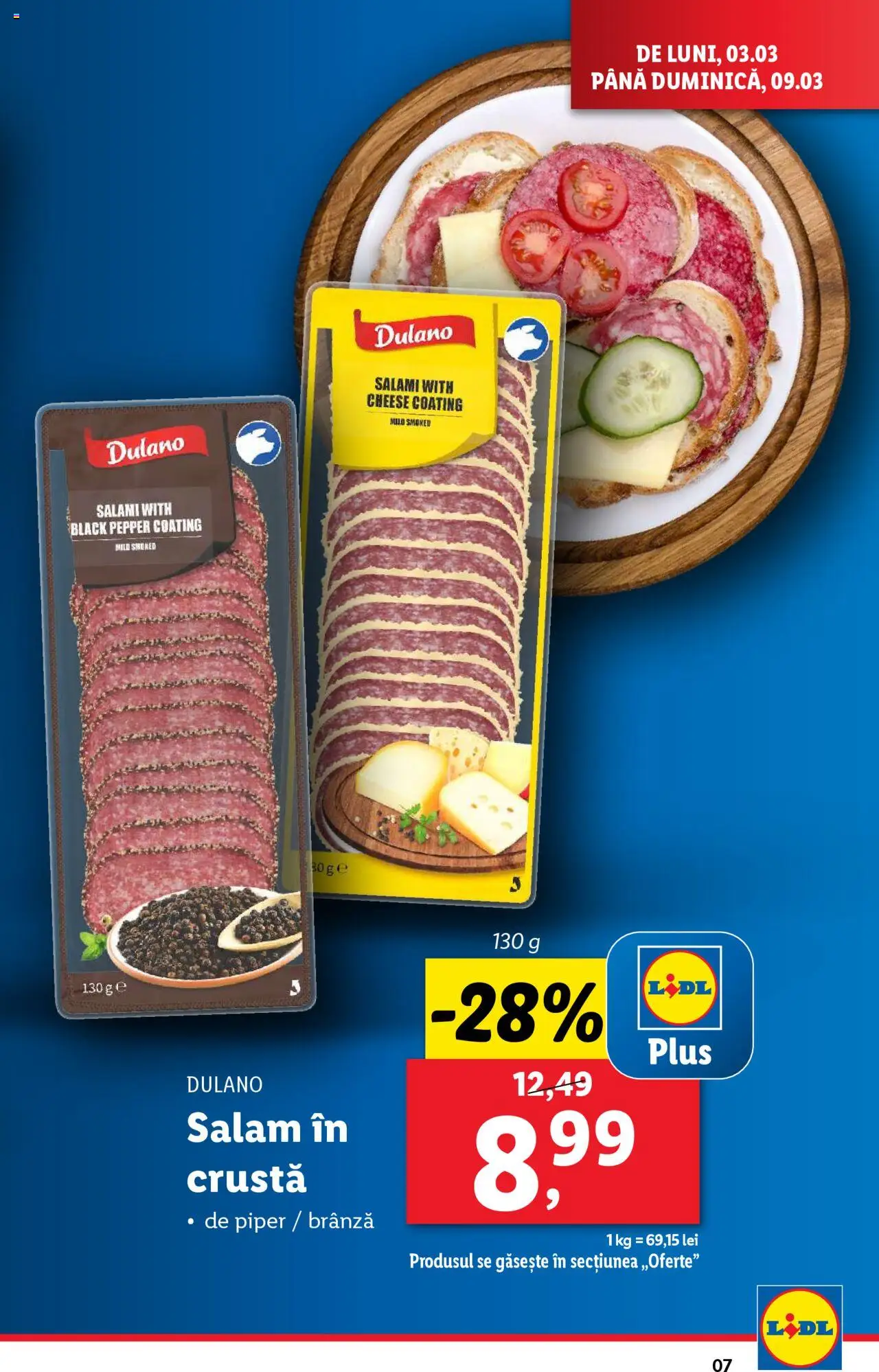 Catalog LIDL 3 - 9 Martie 2025 | Pagina 7 | Produse: Brânză, Salam, Piper