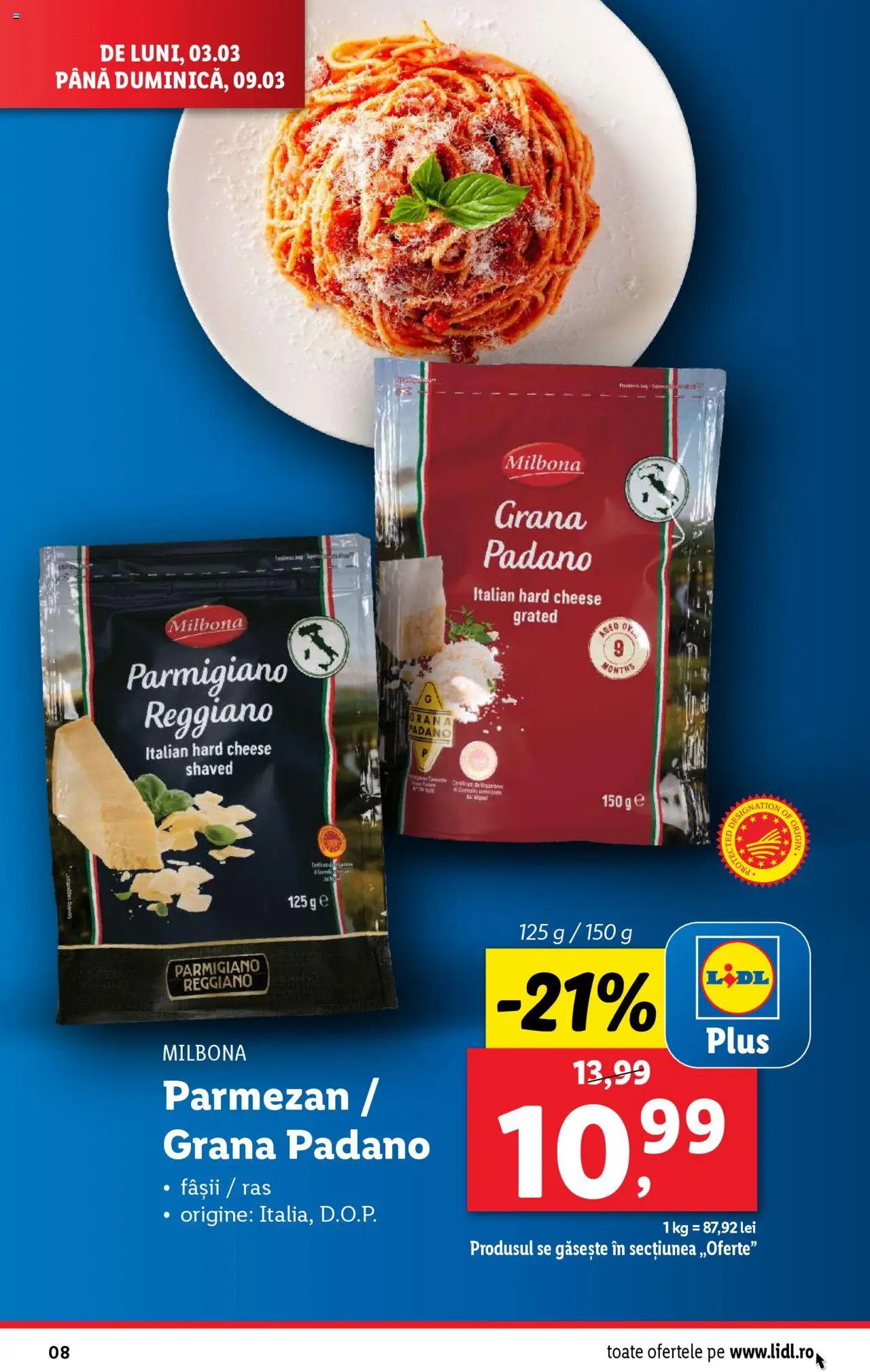 Catalog LIDL 3 - 9 Martie 2025 | Pagina 8 | Produse: Parmezan