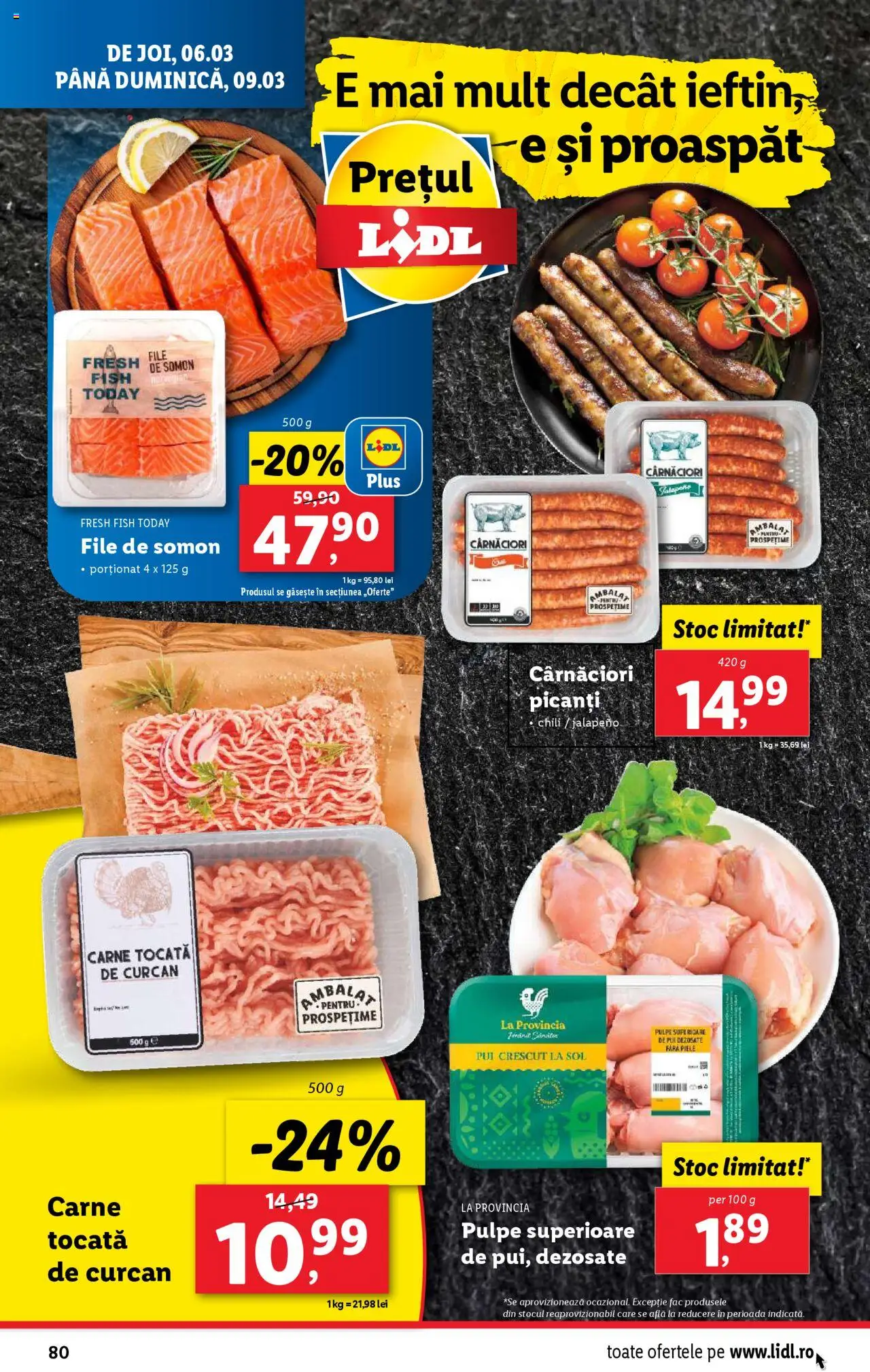 Catalog LIDL 3 - 9 Martie 2025 | Pagina 80 | Produse: Carne tocată