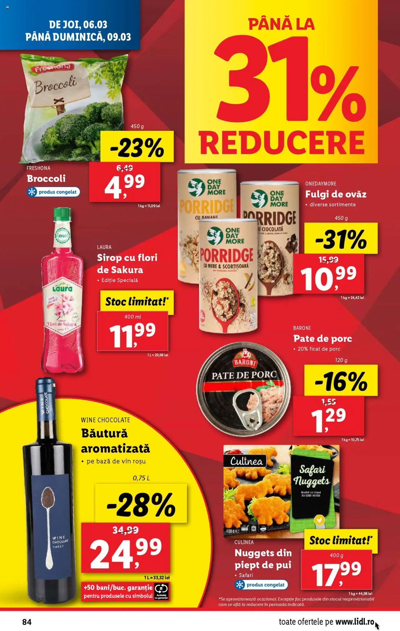 Catalog LIDL 3 - 9 Martie 2025 | Pagina 84 | Produse: Pate, Ciocolată, Mere, Sirop