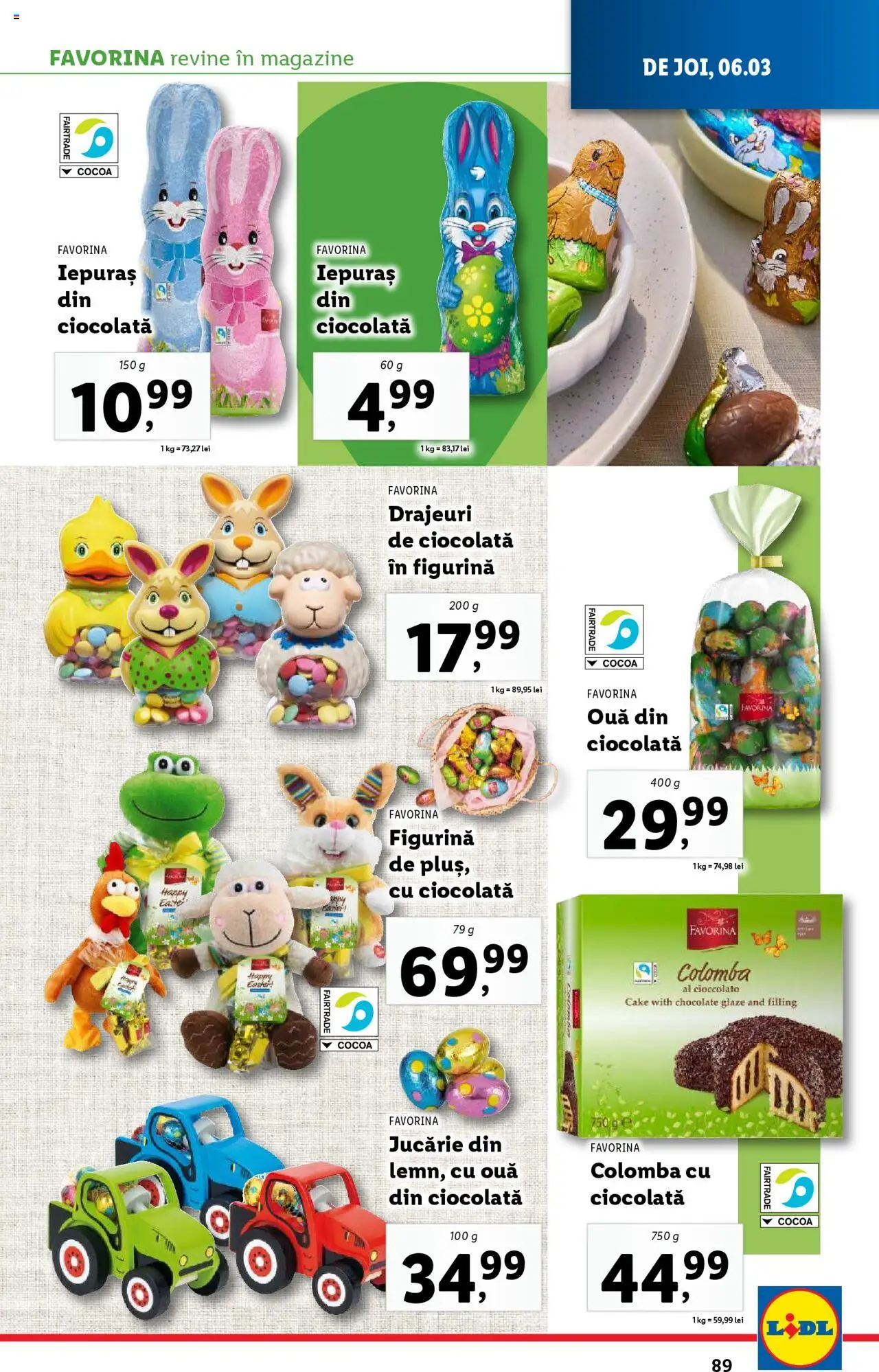 Catalog LIDL 3 - 9 Martie 2025 | Pagina 89 | Produse: Ouă, Ciocolată