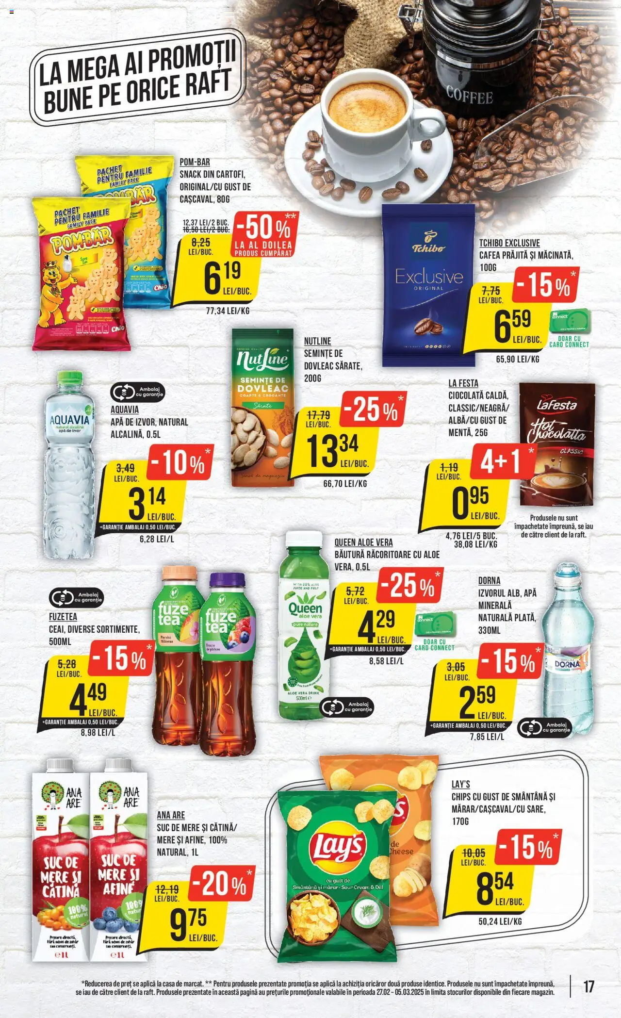 Catalog Mega Image 27 Februarie - 5 Martie 2025 | Pagina 17 | Produse: Cafea, Ciocolată, Mere, Smântână