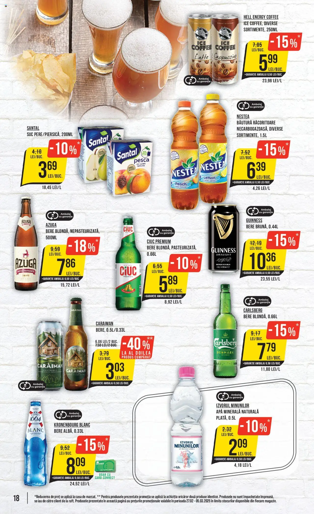 Catalog Mega Image 27 Februarie - 5 Martie 2025 | Pagina 18 | Produse: Yazı tahtası kalemi, Suc, Bere, Apă