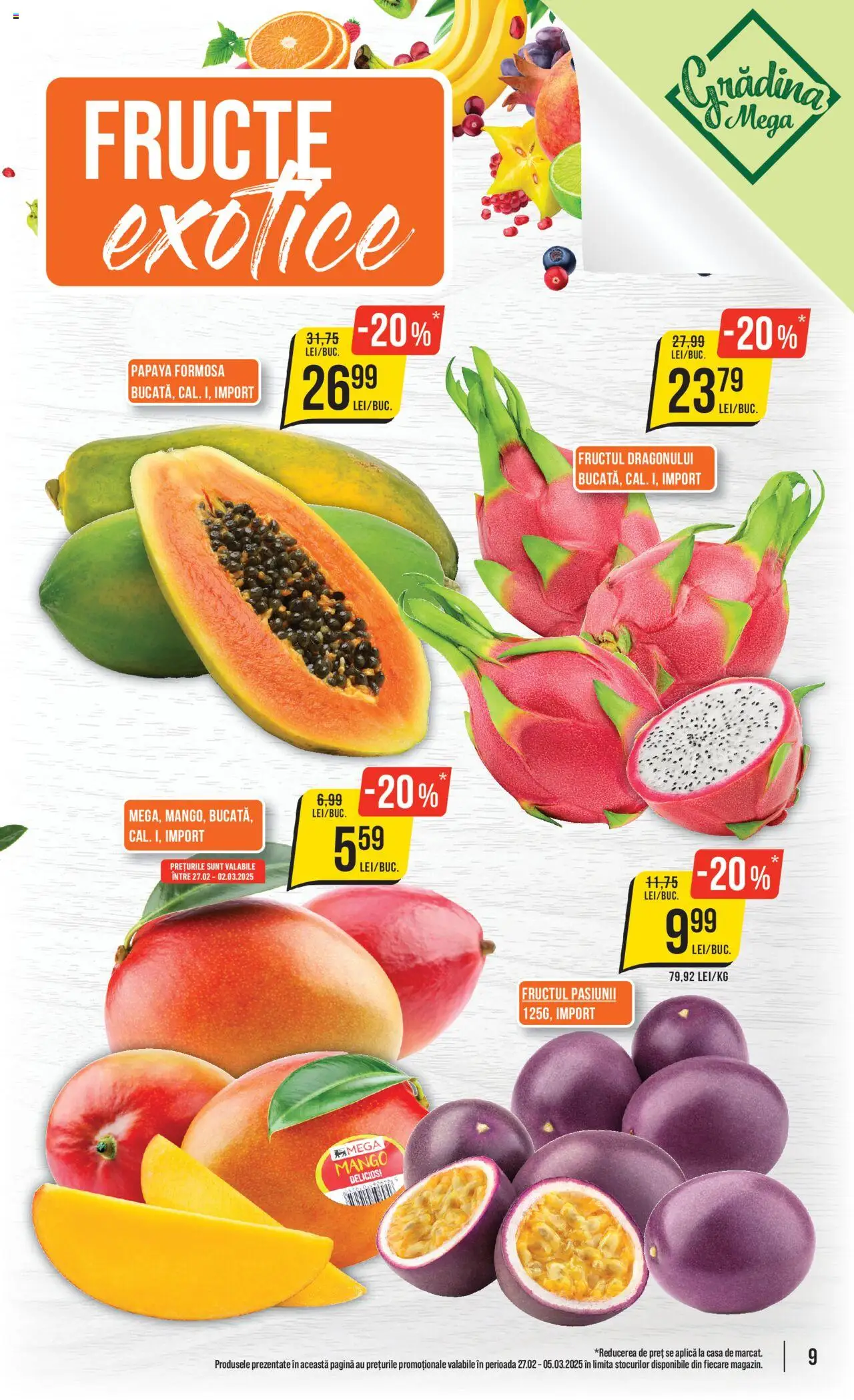 Catalog Mega Image 27 Februarie - 5 Martie 2025 | Pagina 9 | Produse: Boncuklu Oyuncakları, Fructe, Mango