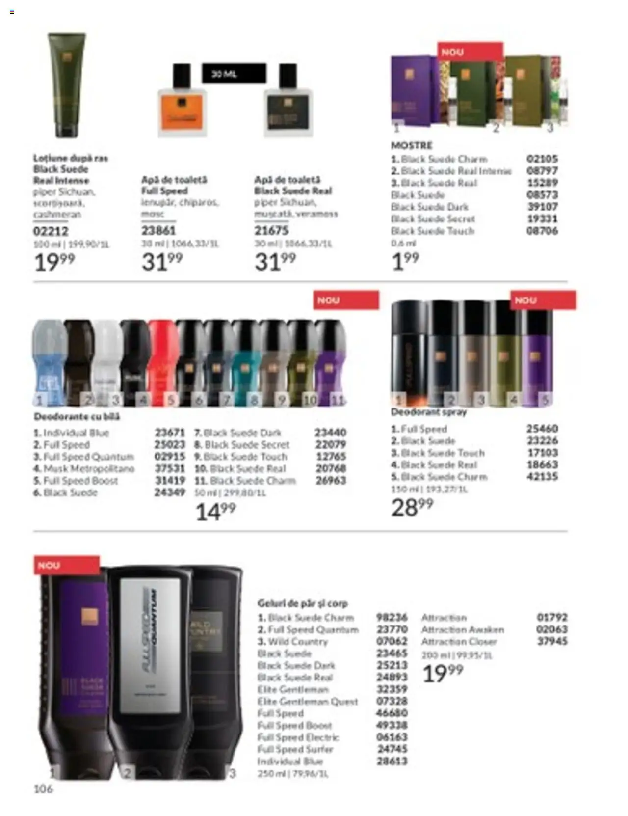 Catalog Avon 1 - 31 Martie 2025 | Pagina 106 | Produse: Deodorant, Apă, Piper