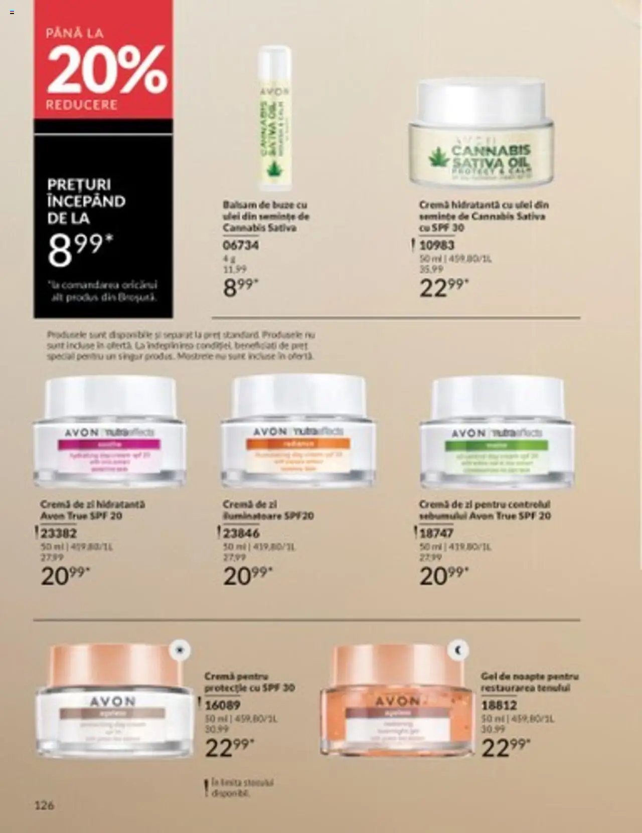 Catalog Avon 1 - 31 Martie 2025 | Pagina 126 | Produse: Cremă de zi, Arapsaçı, Semințe, Cremă