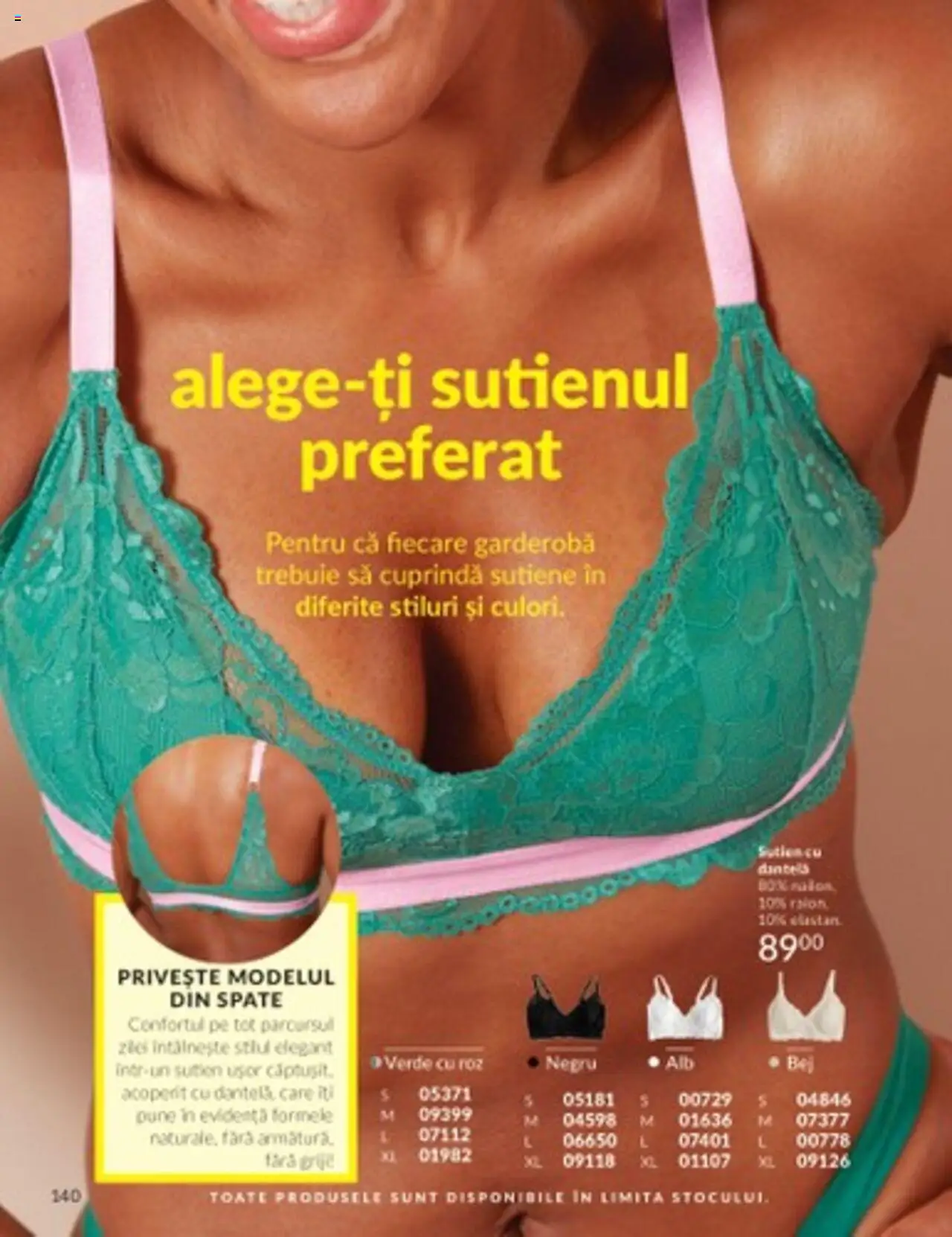 Catalog Avon 1 - 31 Martie 2025 | Pagina 140 | Produse: Sutien