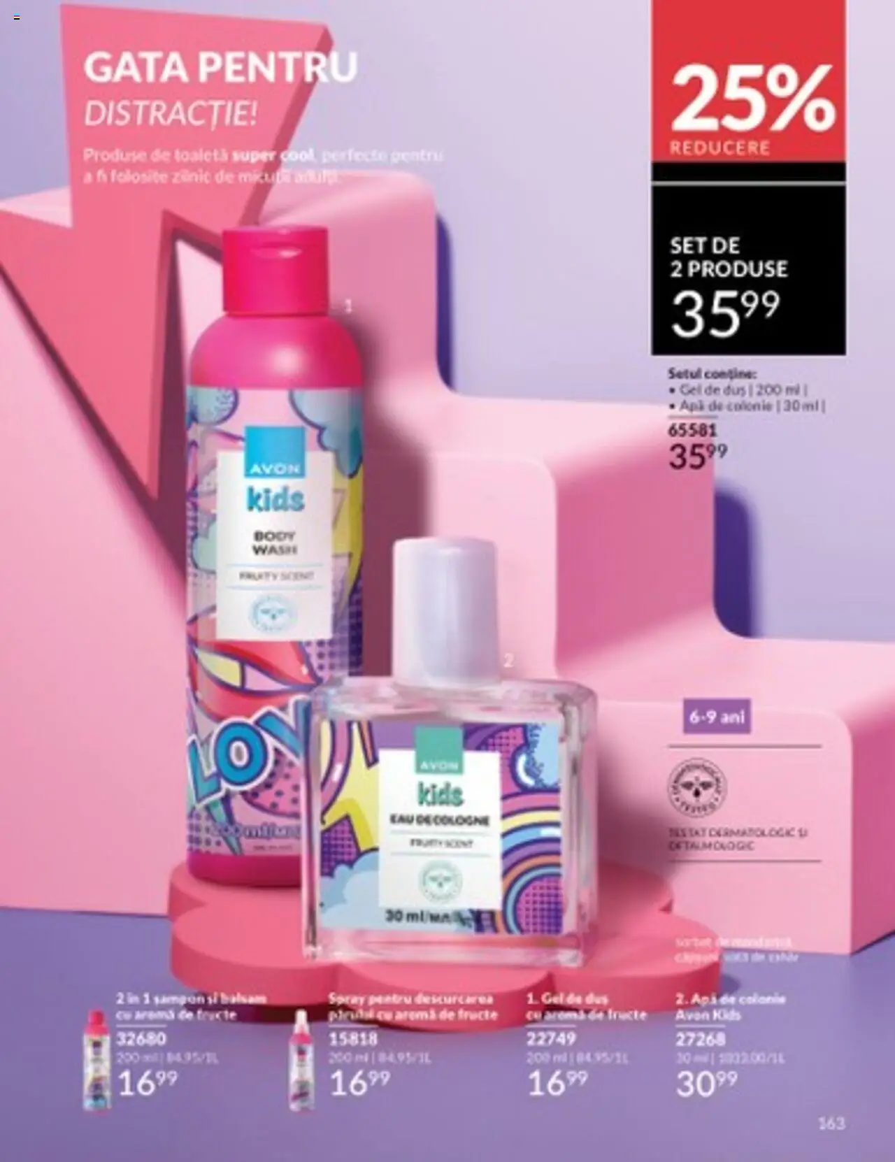 Catalog Avon 1 - 31 Martie 2025 | Pagina 163 | Produse: Body, Gel de duș, Apă, Fructe