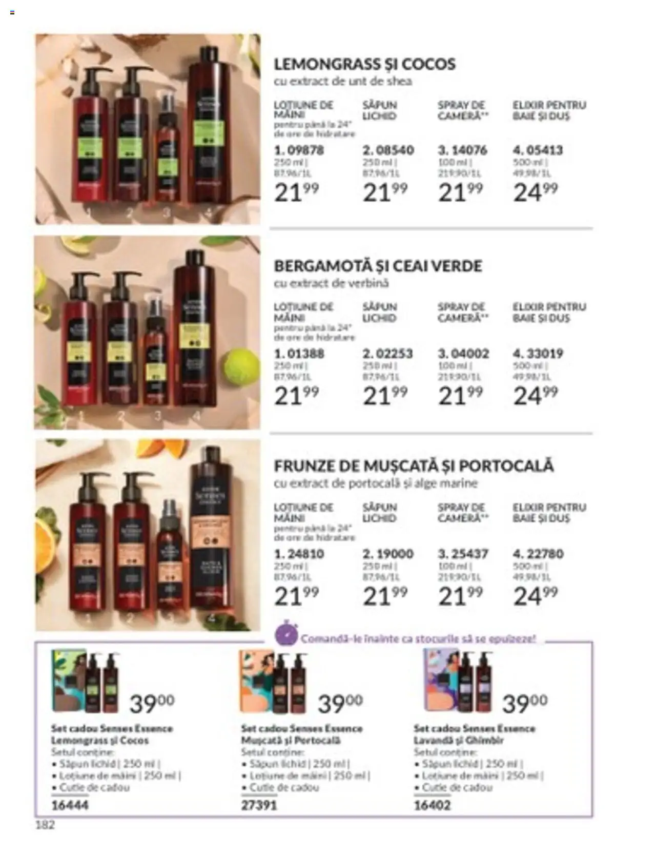 Catalog Avon 1 - 31 Martie 2025 | Pagina 182 | Produse: Cutie, Duș, Unt, Ceai
