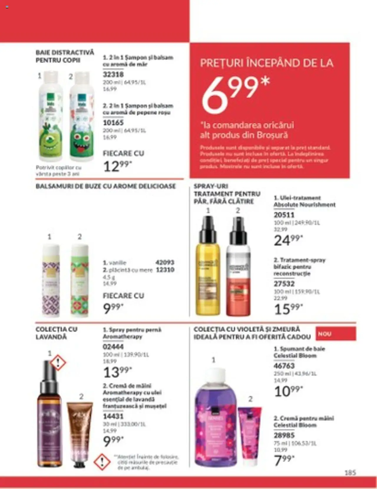 Catalog Avon 1 - 31 Martie 2025 | Pagina 185 | Produse: Zmeură, Șampon, Mere, Pește