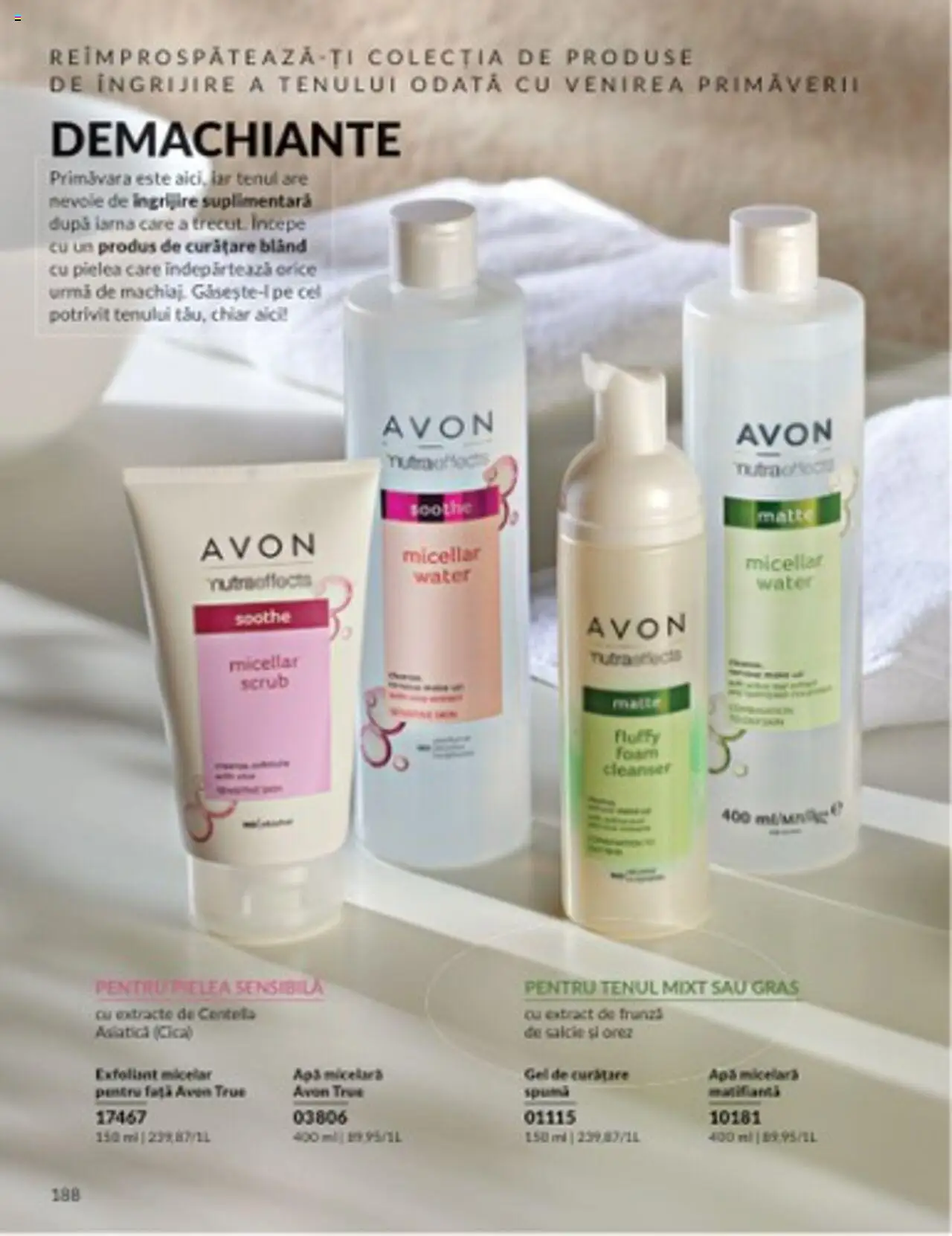 Catalog Avon 1 - 31 Martie 2025 | Pagina 188 | Produse: Exfoliant, Scrub, Orez, Apă