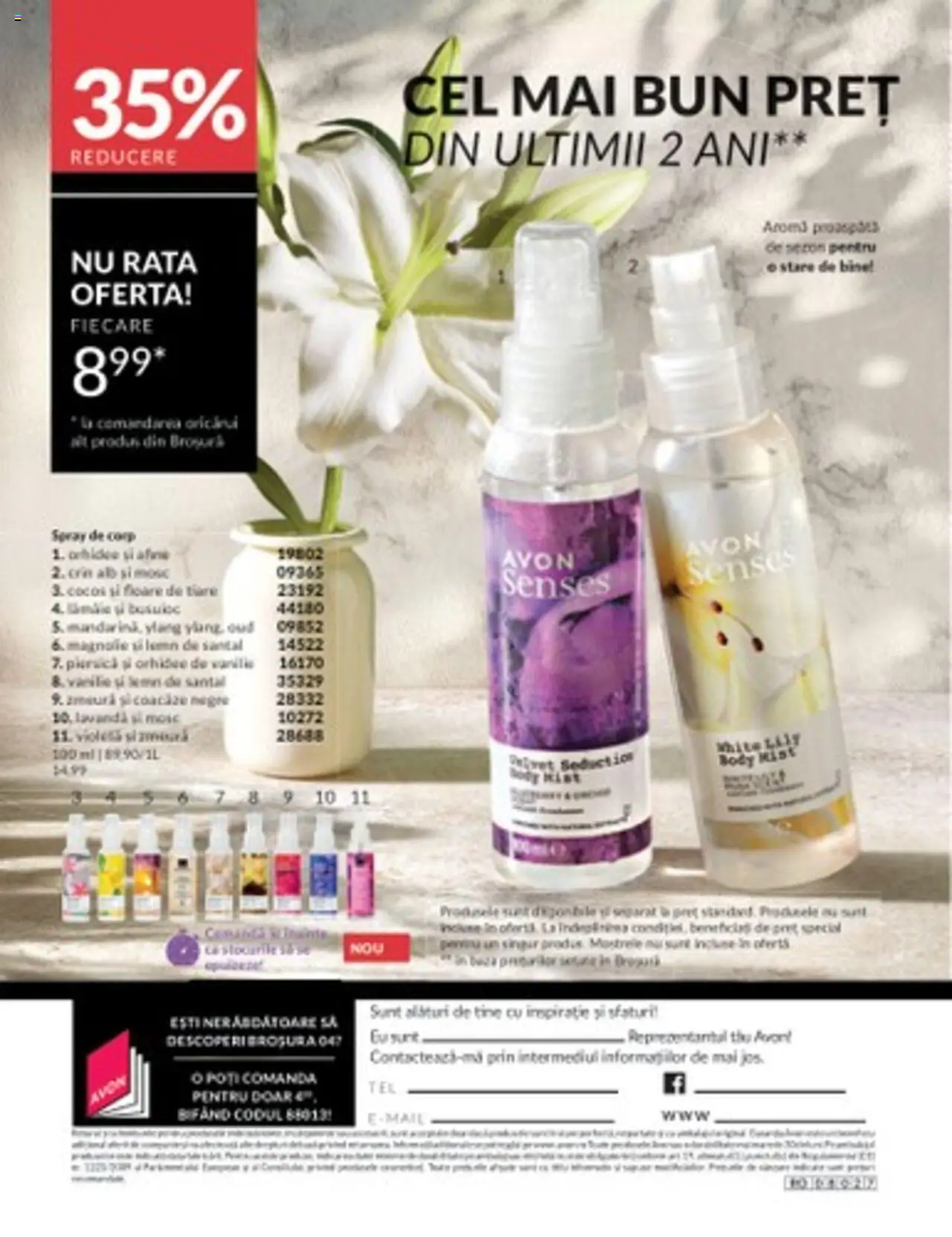 Catalog Avon 1 - 31 Martie 2025 | Pagina 196 | Produse: Body, Rață