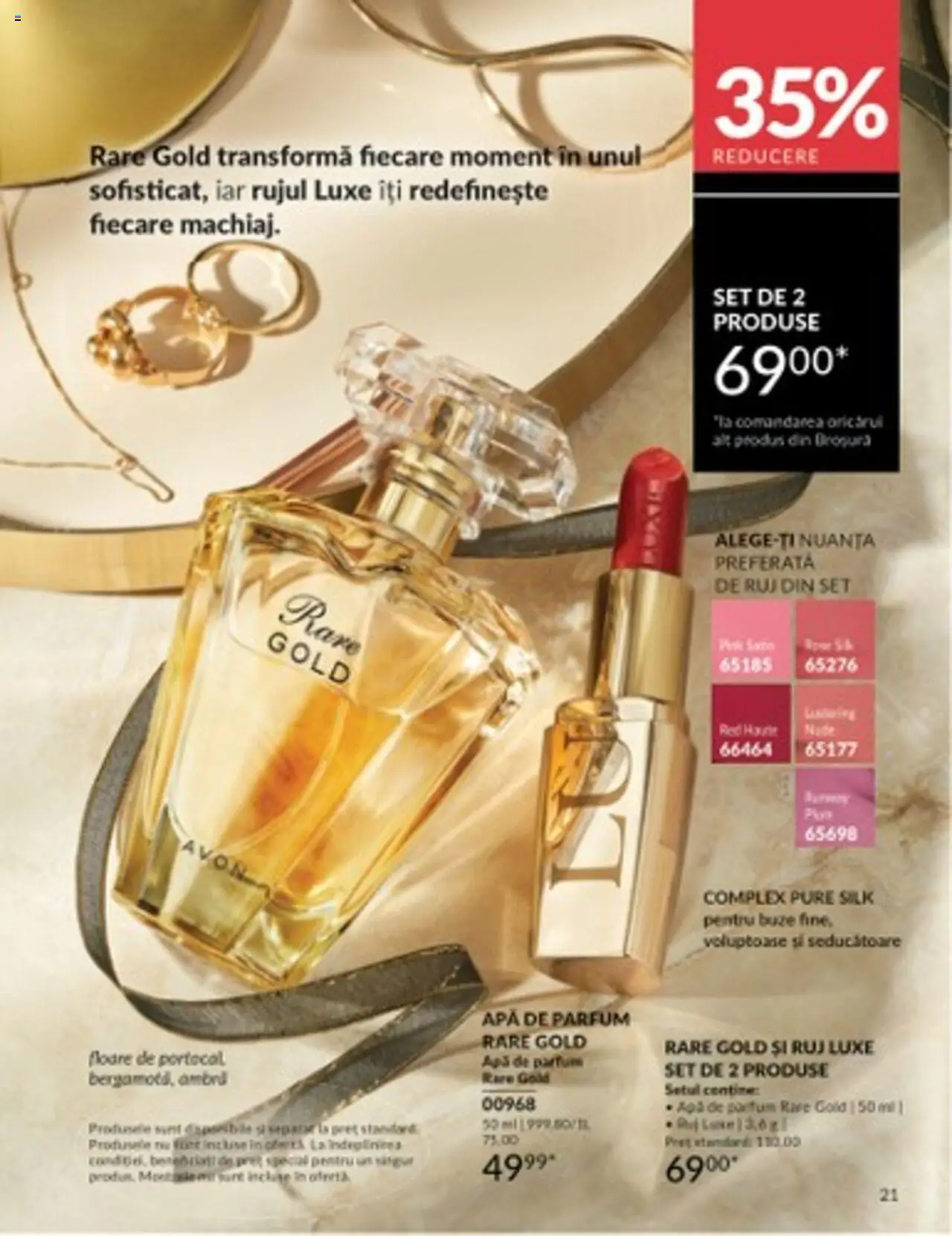 Catalog Avon 1 - 31 Martie 2025 | Pagina 21 | Produse: Apă de parfum, Parfum, Ruj, Apă