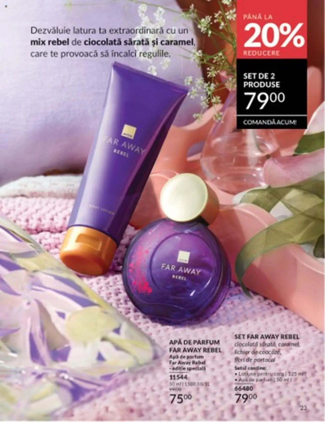 Catalog Avon 1 - 31 Martie 2025 | Pagina 23 | Produse: Apă de parfum, Parfum, Ciocolată, Apă
