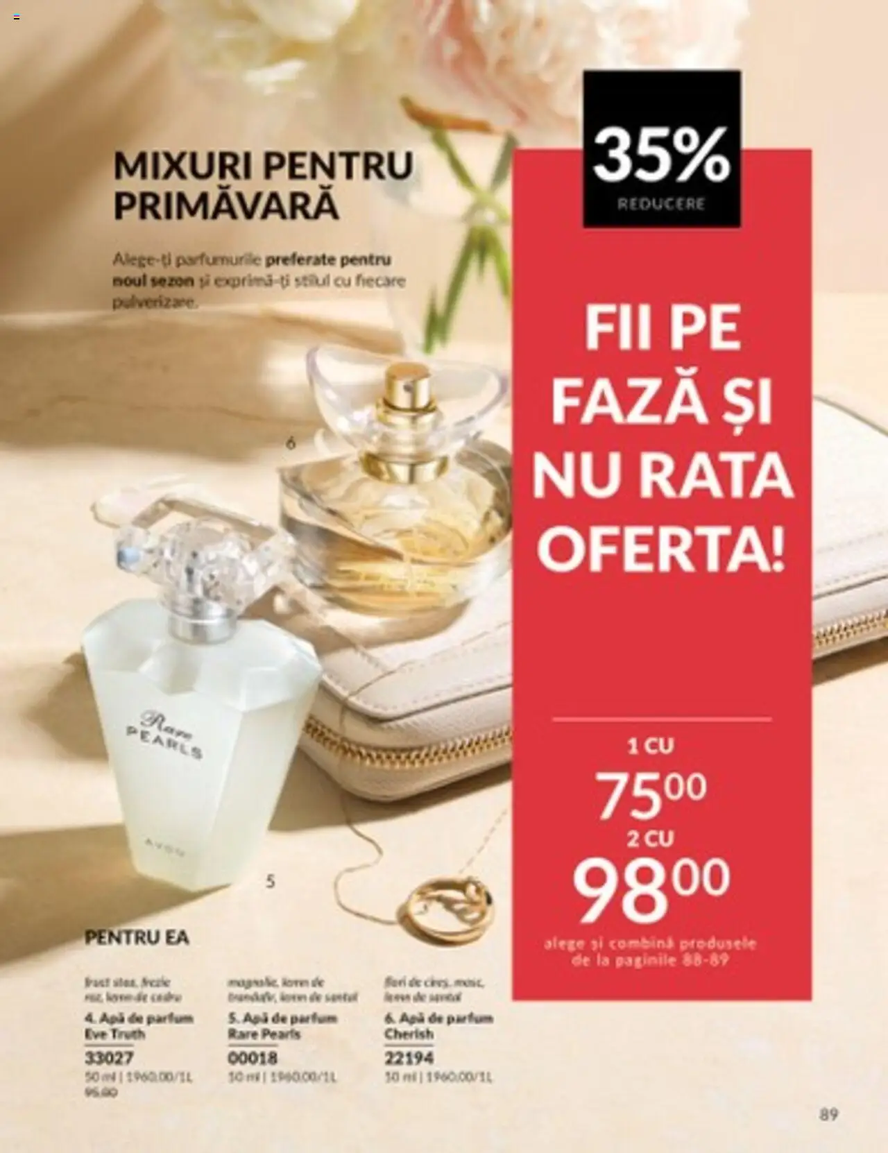 Catalog Avon 1 - 31 Martie 2025 | Pagina 89 | Produse: Apă de parfum, Parfum, Rață, Apă