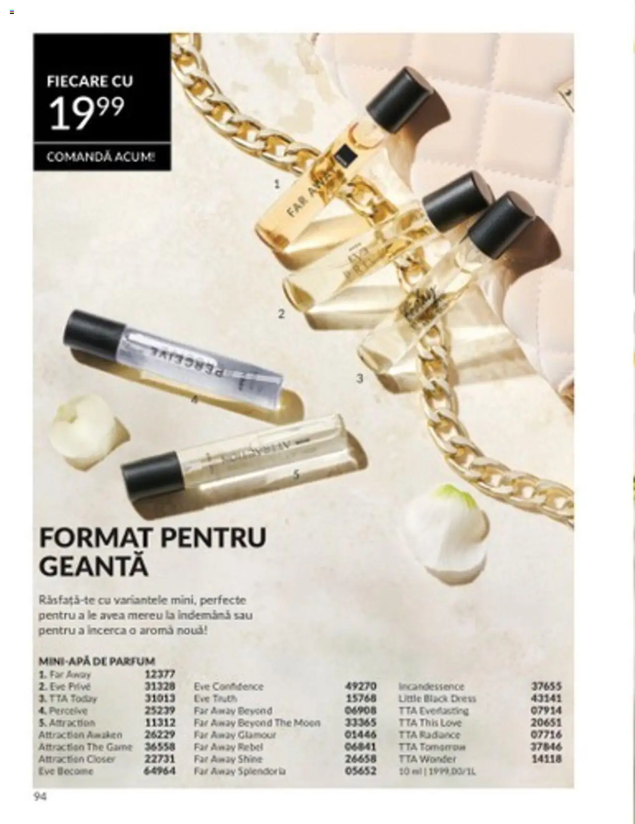 Catalog Avon 1 - 31 Martie 2025 | Pagina 94 | Produse: Geantă, Parfum