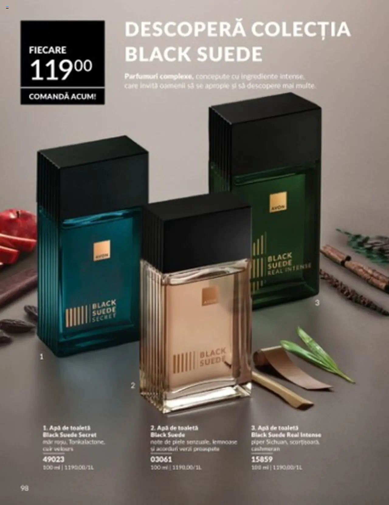 Catalog Avon 1 - 31 Martie 2025 | Pagina 98 | Produse: Toaletă, Apă, Piper