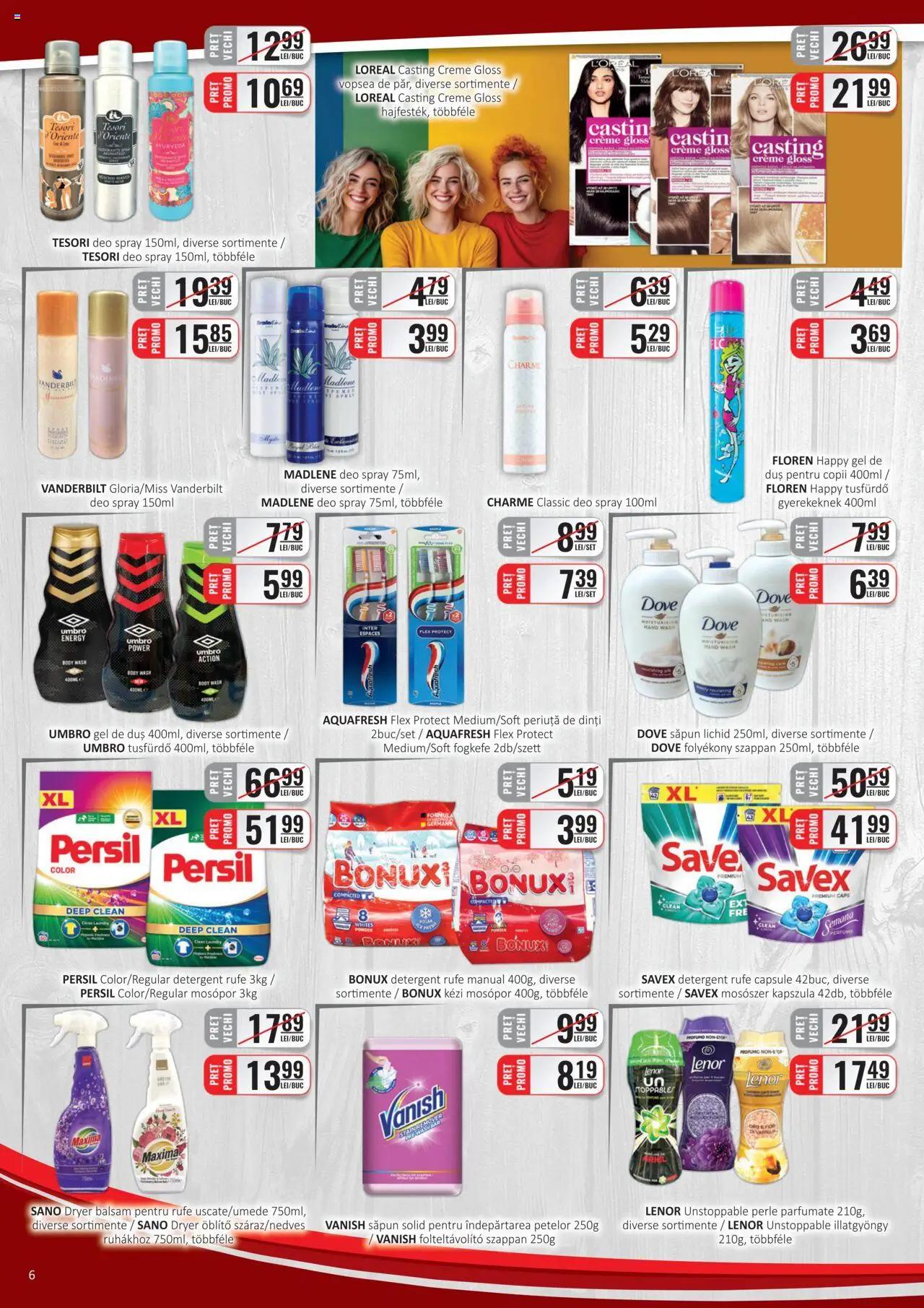 Catalog CBA 1 - 15 Martie 2025 | Pagina 6 | Produse: Akrilik boya, Periuță de dinți, Săpun lichid, Çelik Mama ve Su Kabı