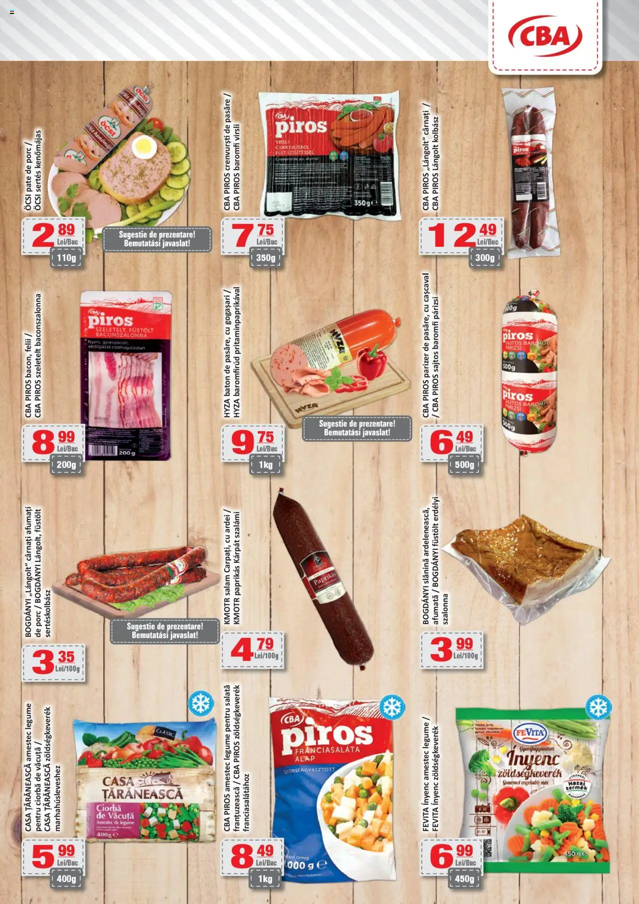 Catalog CBA 7 - 20 Martie 2025 | Pagina 3 | Produse: Pate, Crenvurști, Parizer, Salată