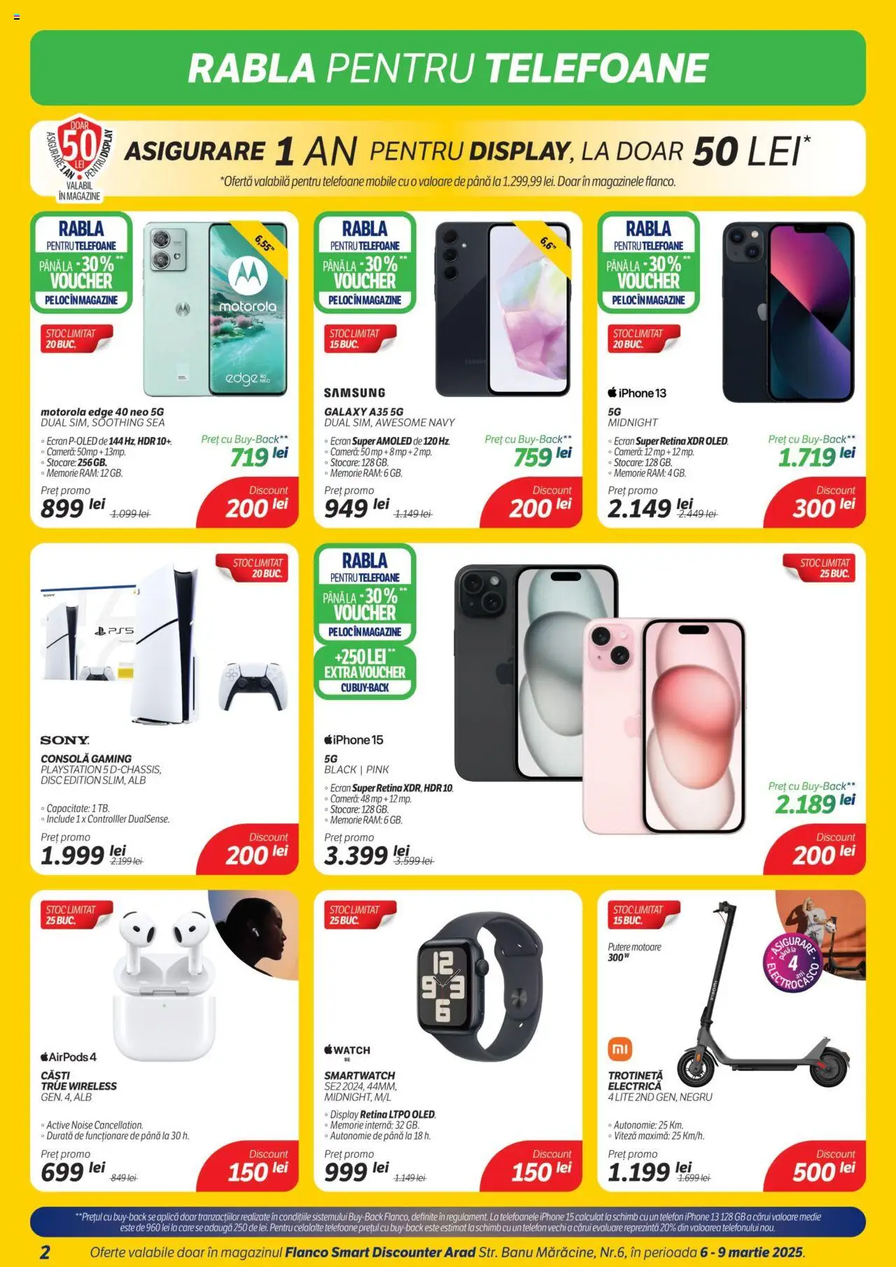 Catalog Flanco 6 - 9 Martie 2025 | Pagina 2 | Produse: Telefon, Playstation, Disc, Smartwatch