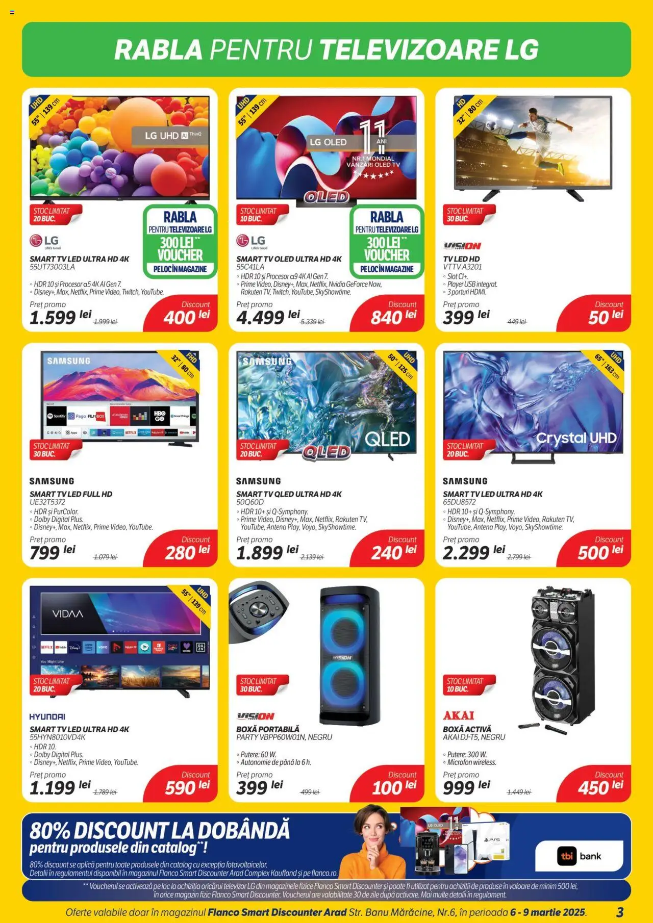 Catalog Flanco 6 - 9 Martie 2025 | Pagina 3 | Produse: Player, Microfon, Babak, Boxă portabilă