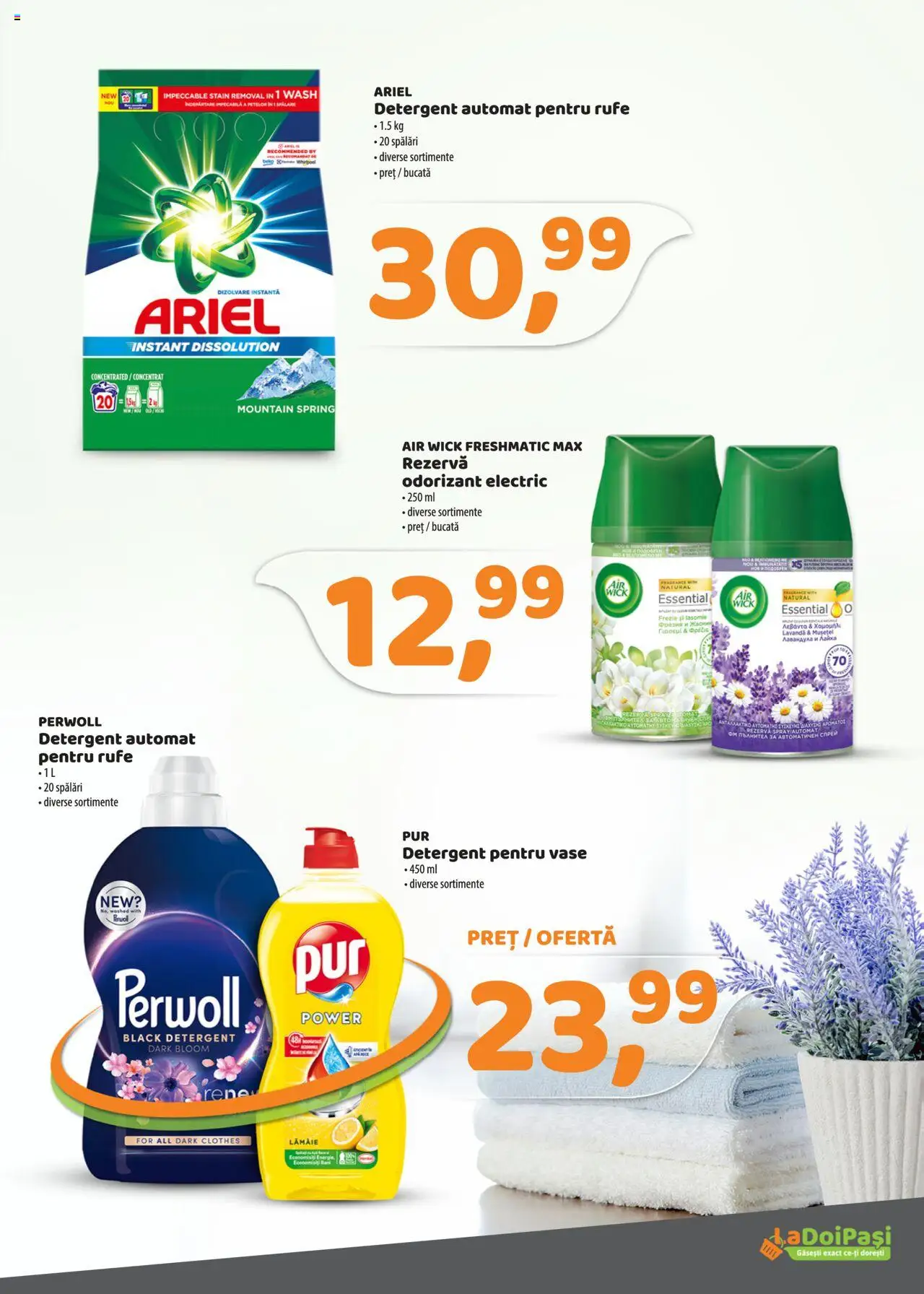 Catalog La Doi Pași 1 - 31 Martie 2025 | Pagina 11 | Produse: Kedi Ödül Oyuncakları, Detergent, Lămâie