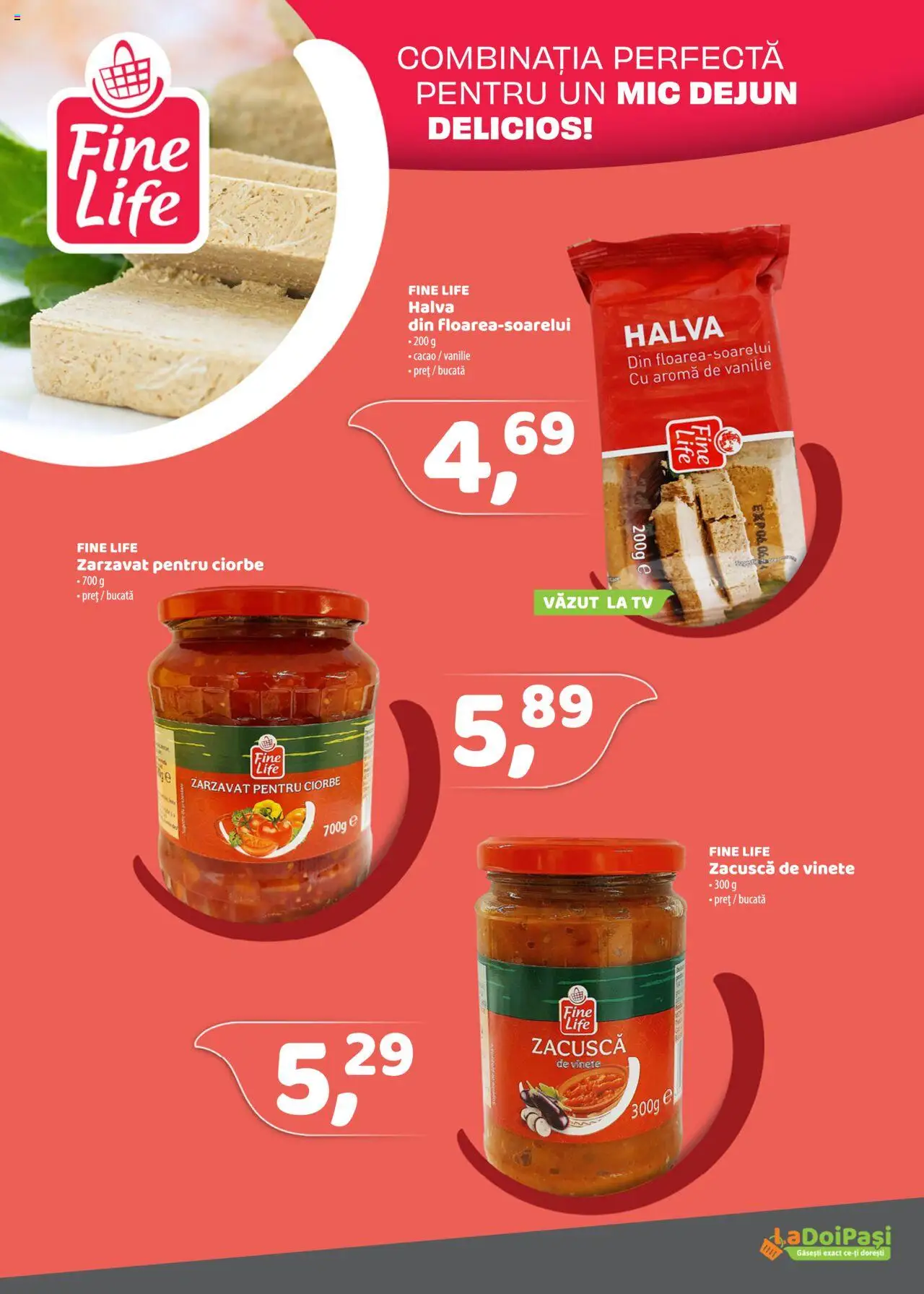 Catalog La Doi Pași 1 - 31 Martie 2025 | Pagina 15 | Produse: Cacao, Zacuscă