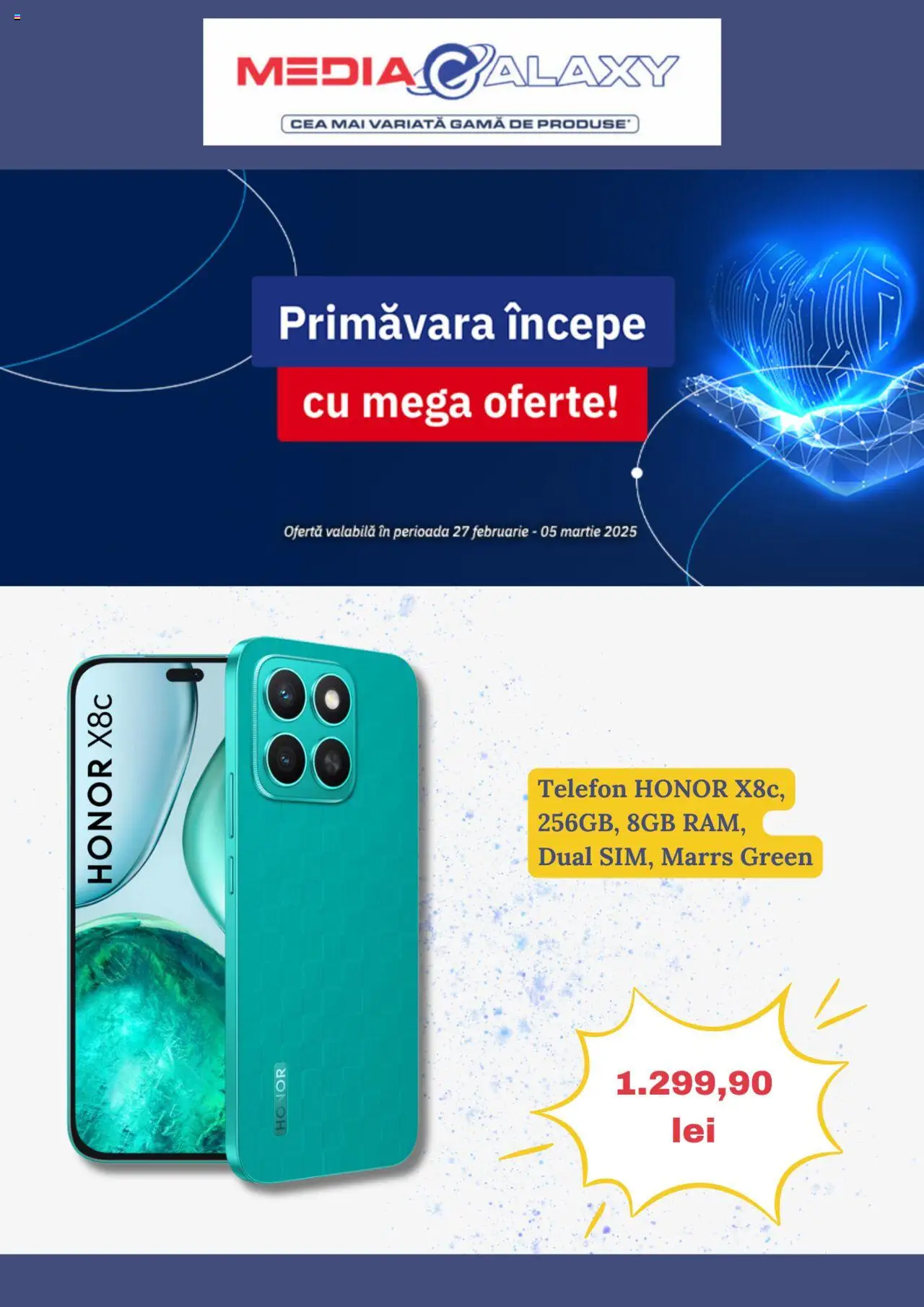 Catalog Media Galaxy 27 Februarie - 5 Martie 2025 | Pagina 1 | Produse: Telefon