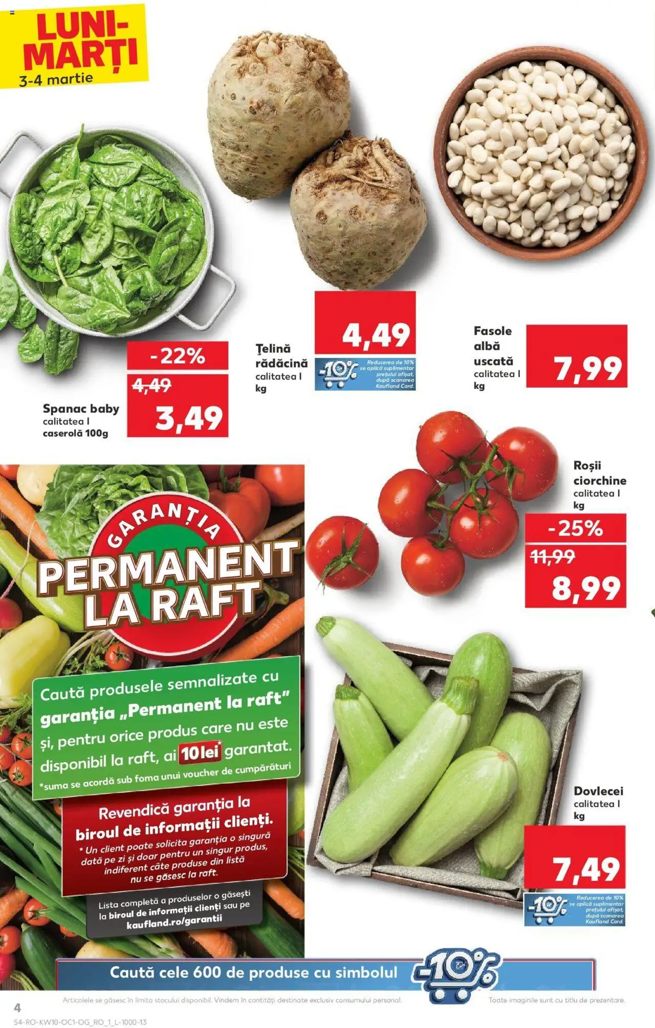 Catalog Kaufland 3 - 4 Martie 2025 | Pagina 4 | Produse: Raft, Țelină, Roșii
