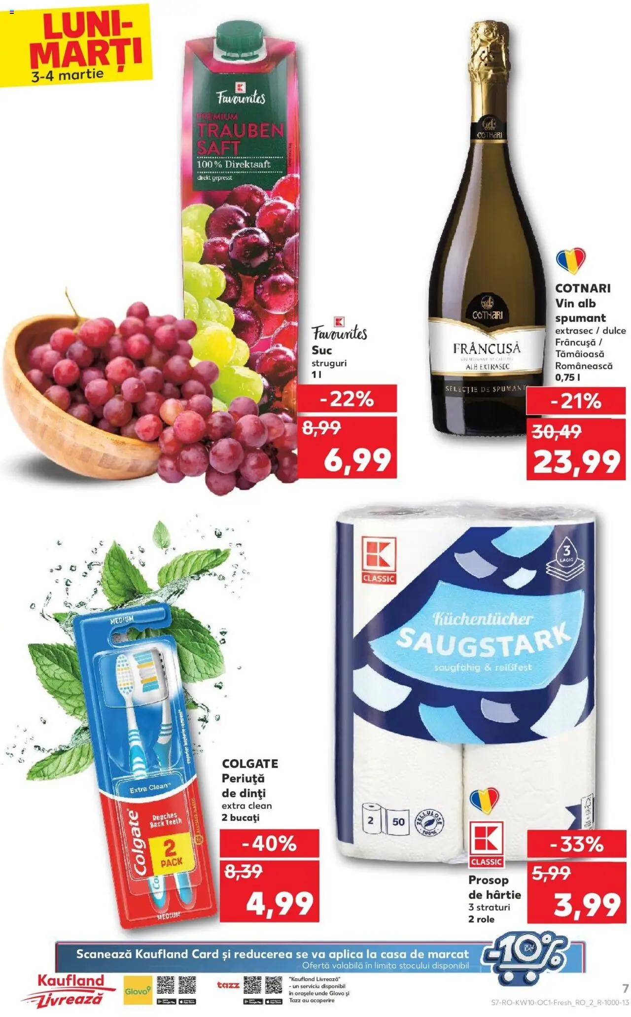 Catalog Kaufland 3 - 4 Martie 2025 | Pagina 7 | Produse: Struguri, Pomelo, Role, Vin