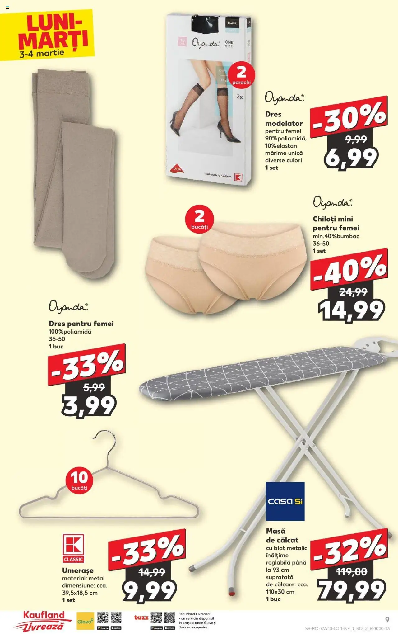 Catalog Kaufland 3 - 4 Martie 2025 | Pagina 9 | Produse: Masă, Chiloți