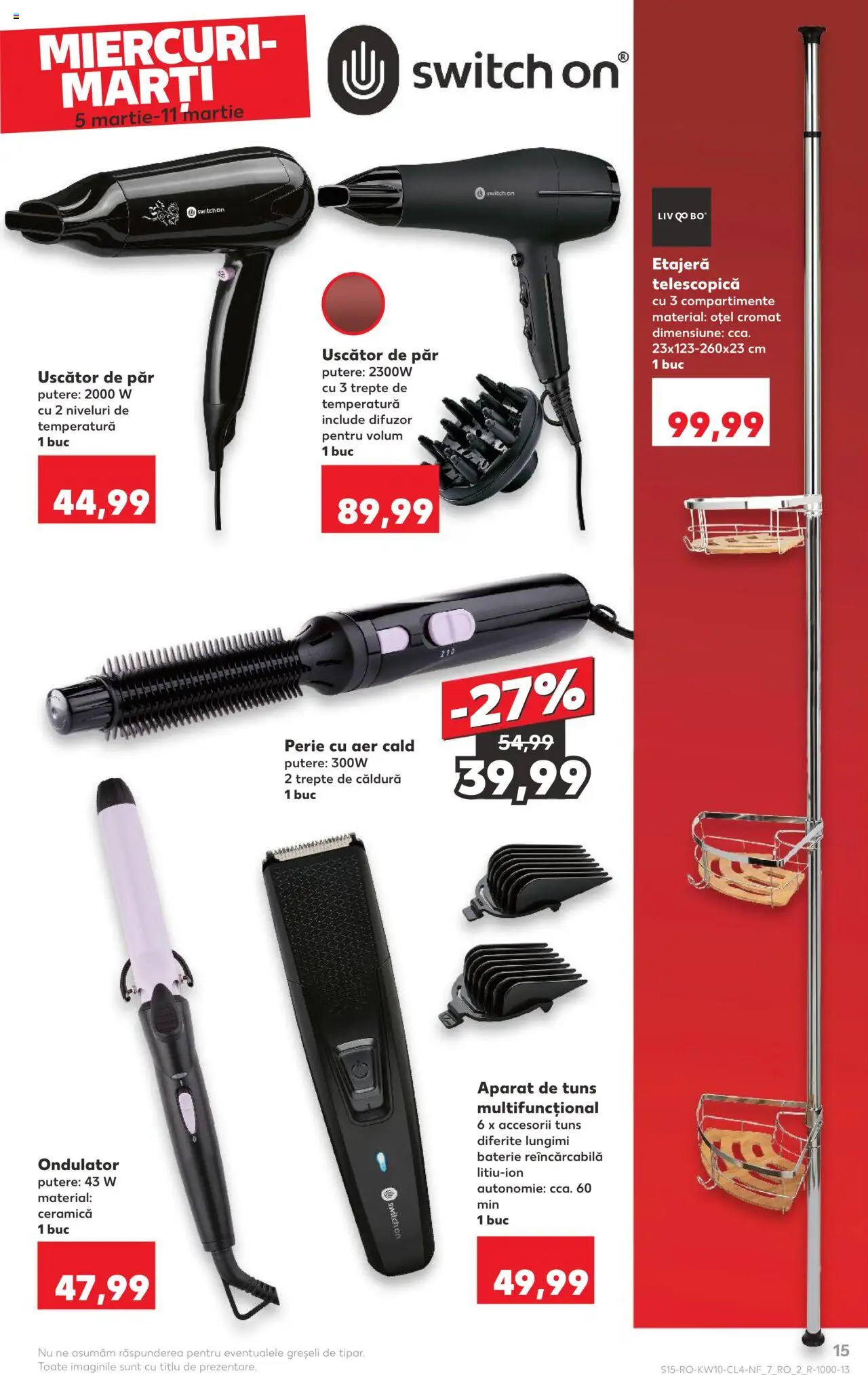 Catalog Kaufland 5 - 11 Martie 2025 | Pagina 15 | Produse: Ondulator, Uscător De Păr, Baterie, Perie