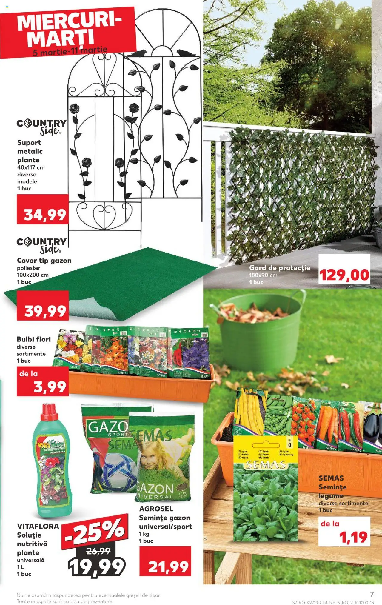 Catalog Kaufland 5 - 11 Martie 2025 | Pagina 7 | Produse: Covor, Semințe