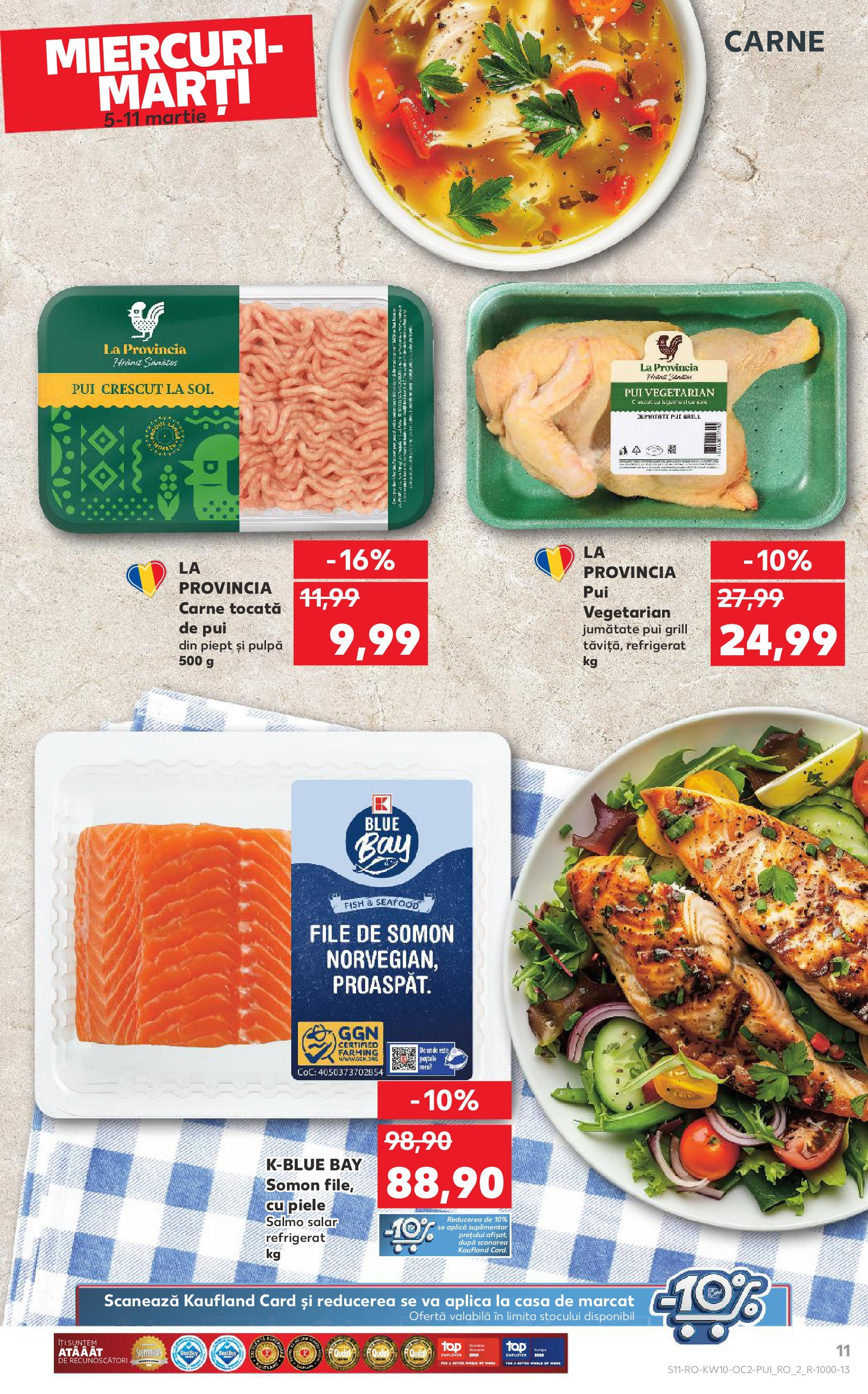 Catalog Kaufland 5 - 11 Martie 2025 | Pagina 11 | Produse: Grill, Pește, Carne tocată